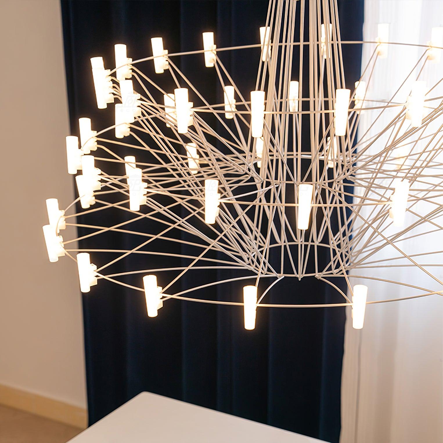 Lustra Chandelier Sky Ballet Stainless Steel Acrylic Modern - Letslighting