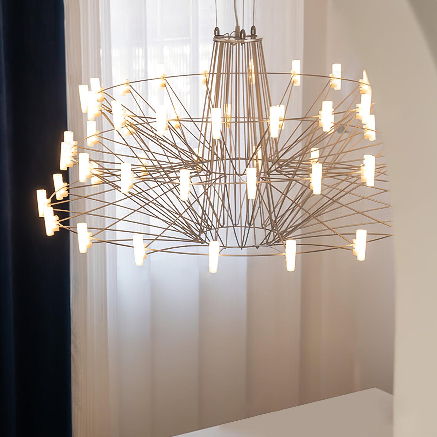 Lustra Chandelier Sky Ballet Stainless Steel Acrylic Modern - Letslighting