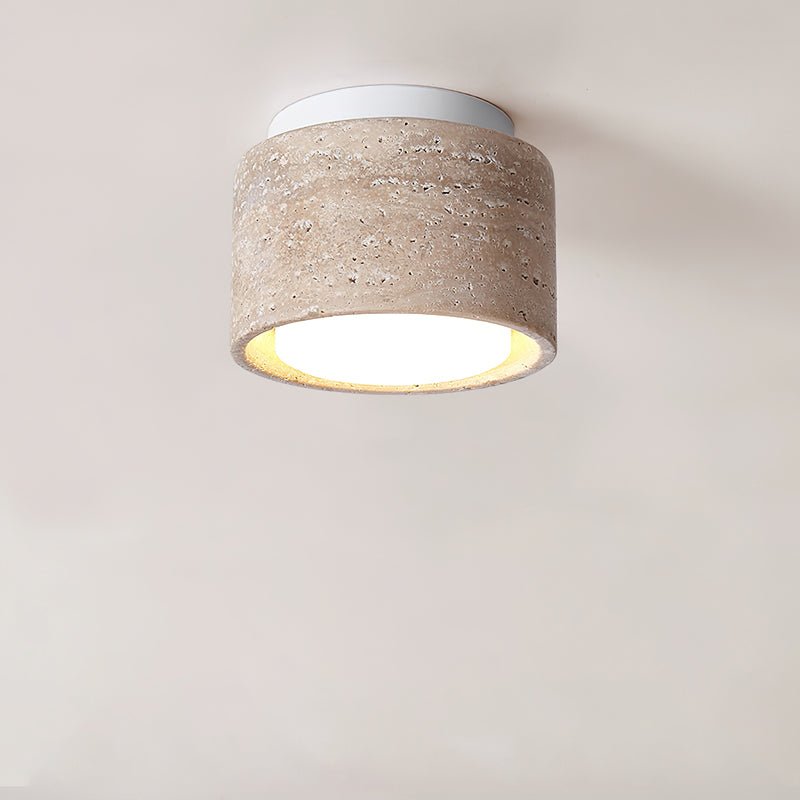 Virinira Quad-Spot Travertine Ceiling Light - Letslighting