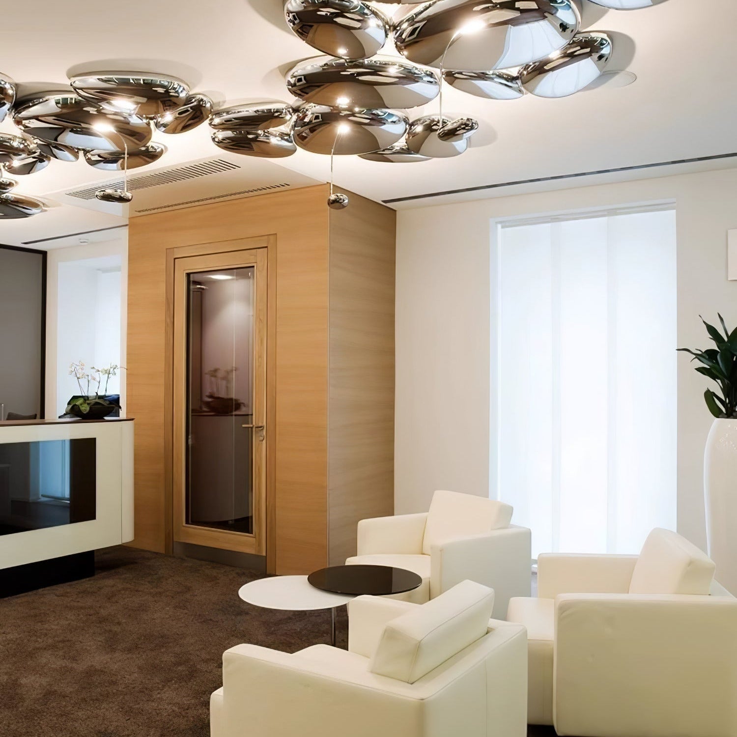 Valentina Contemporary Skydro Ceiling Light Smoke Gray