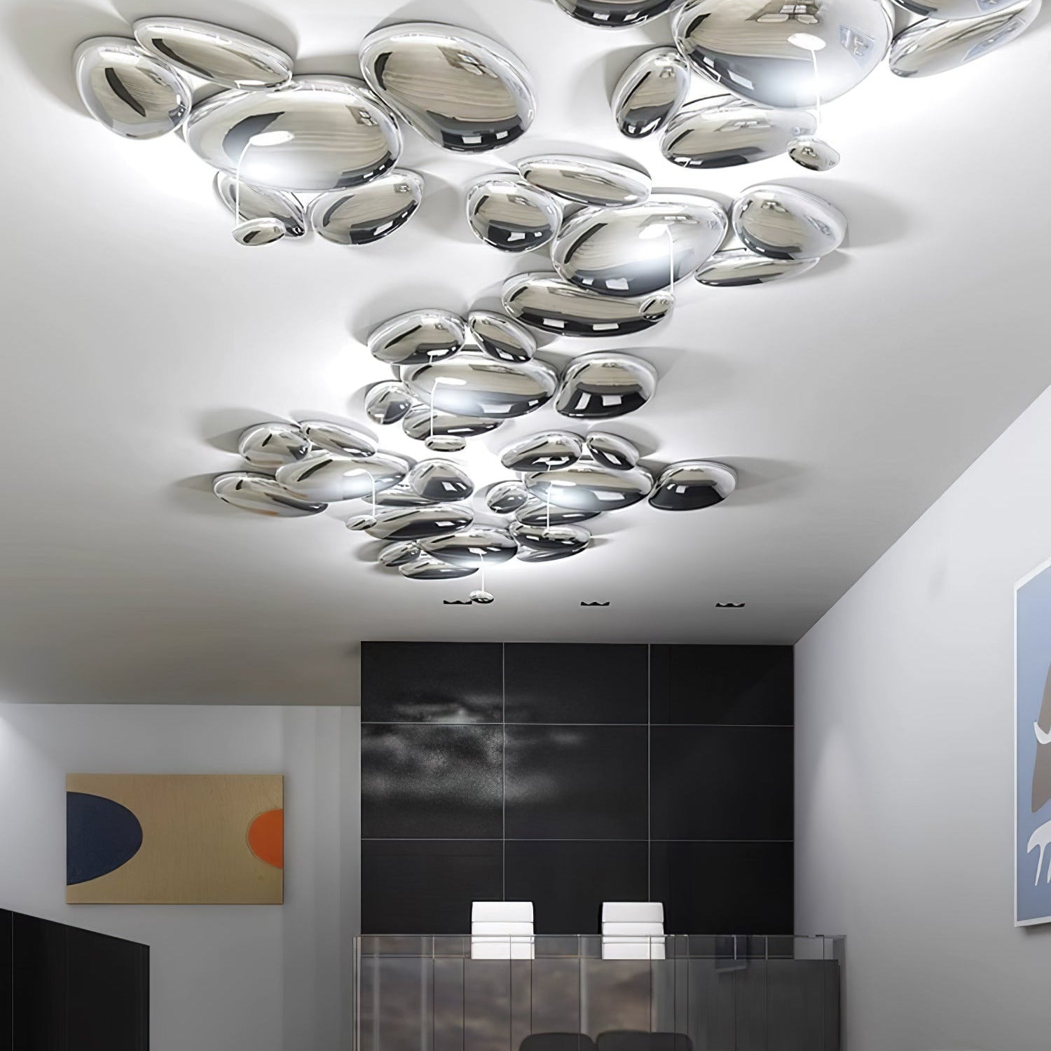 Valentina Contemporary Skydro Ceiling Light Smoke Gray
