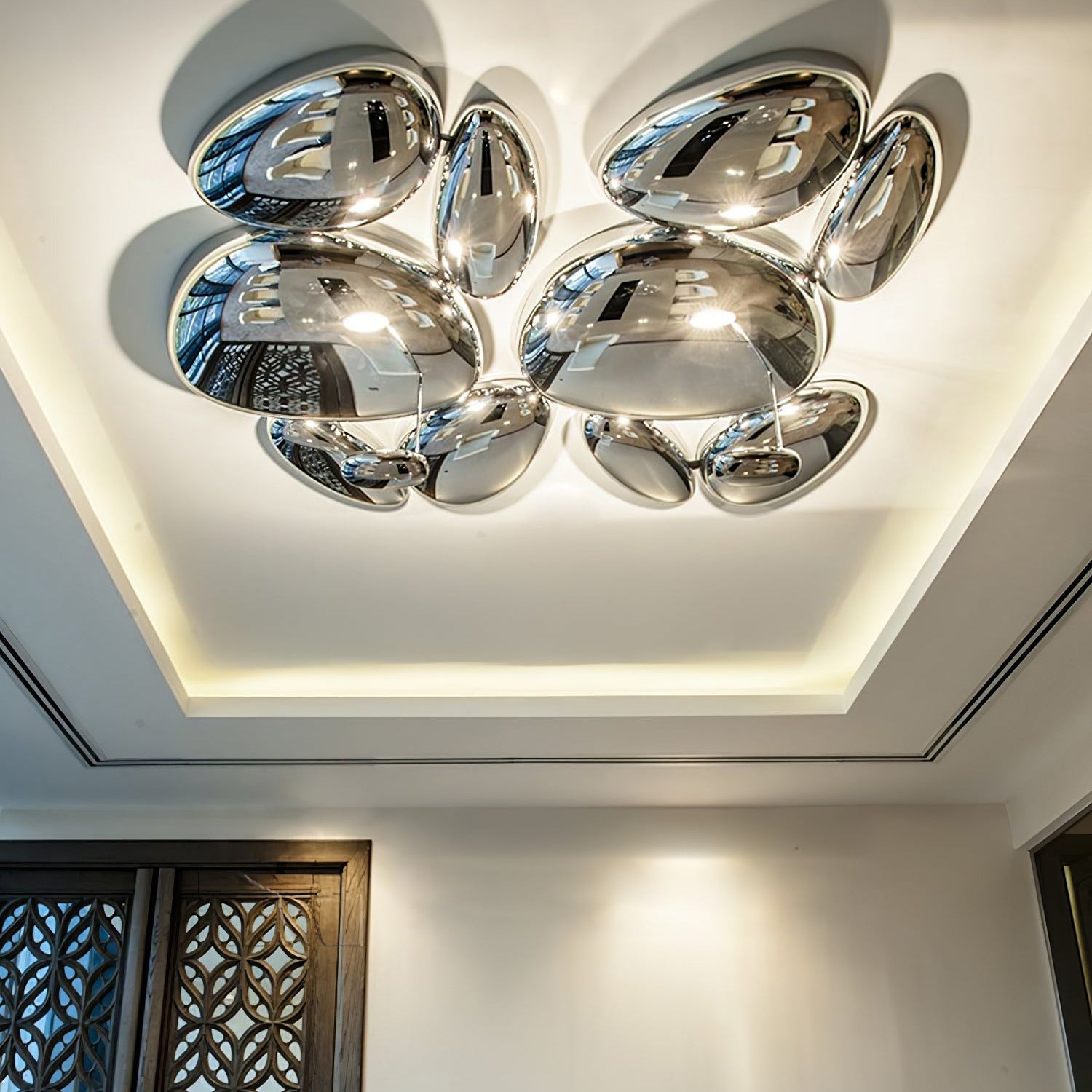 Valentina Contemporary Skydro Ceiling Light Smoke Gray