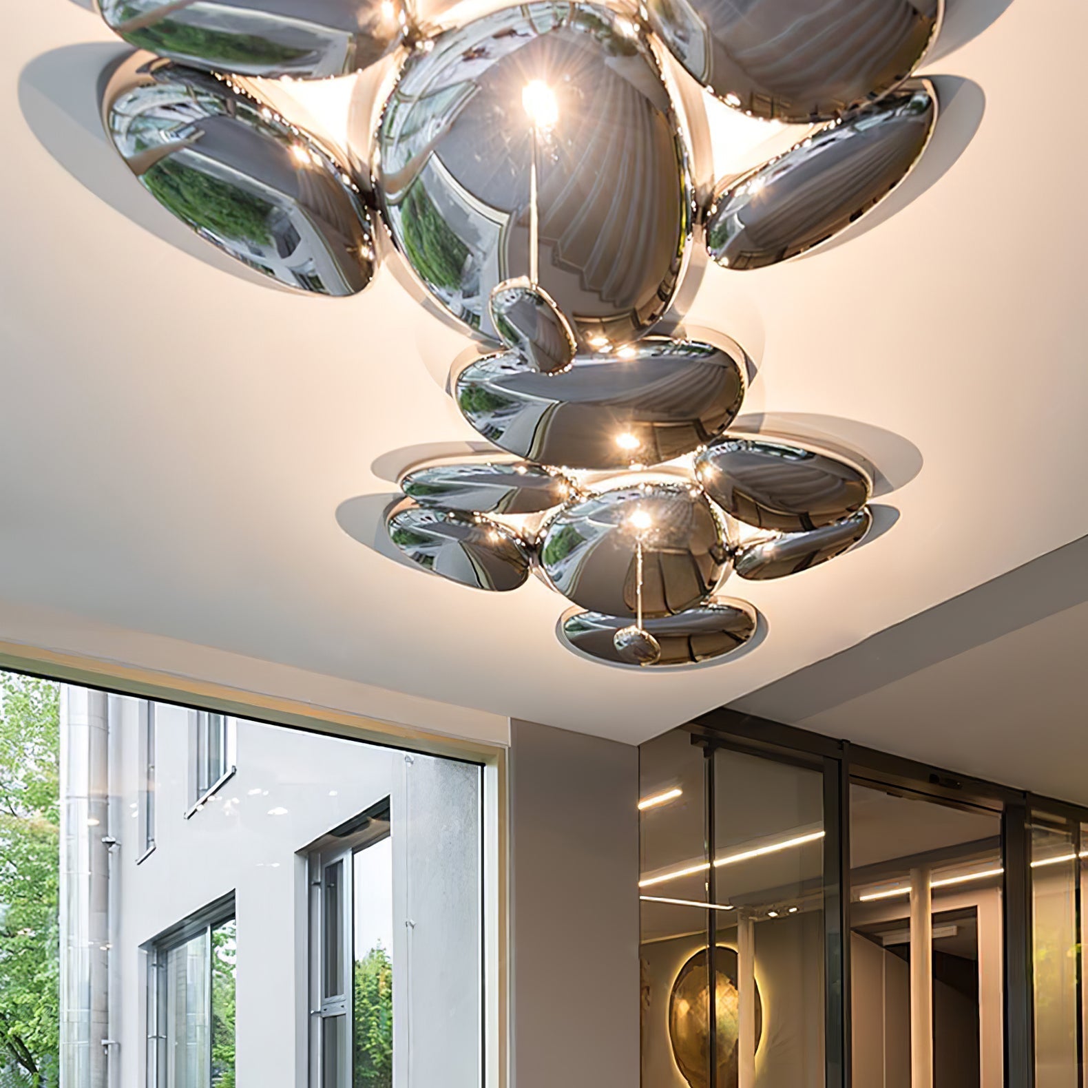 Valentina Contemporary Skydro Ceiling Light Smoke Gray
