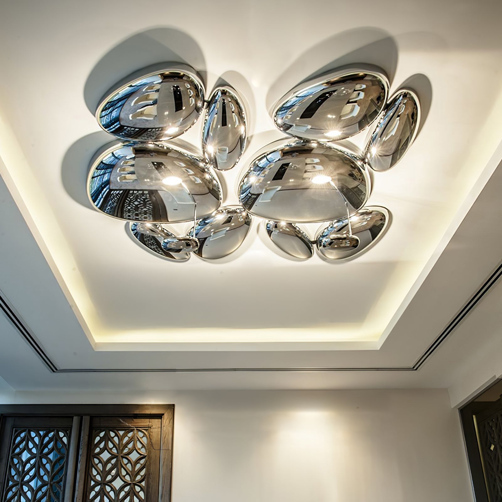 Valentina Contemporary Skydro Ceiling Light Smoke Gray