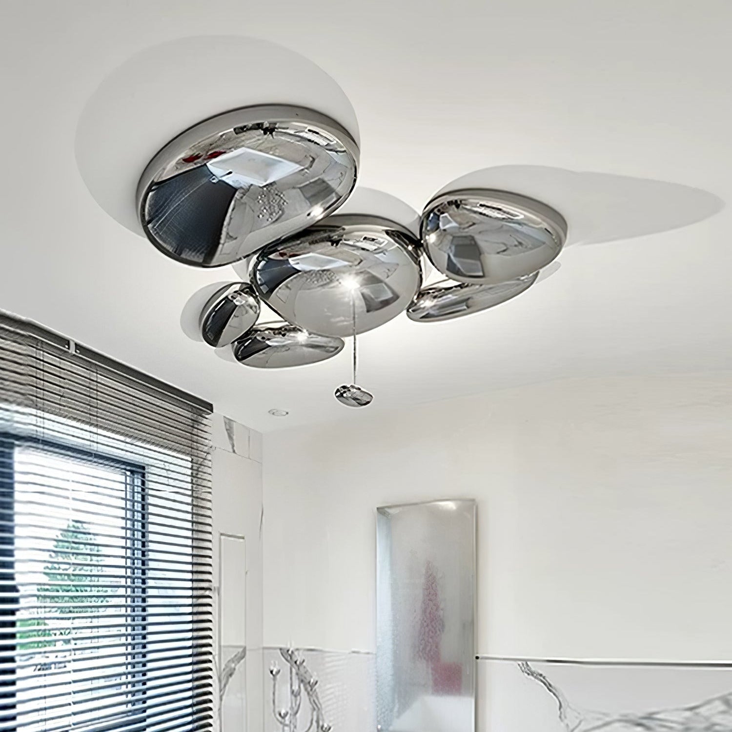 Valentina Contemporary Skydro Ceiling Light Smoke Gray