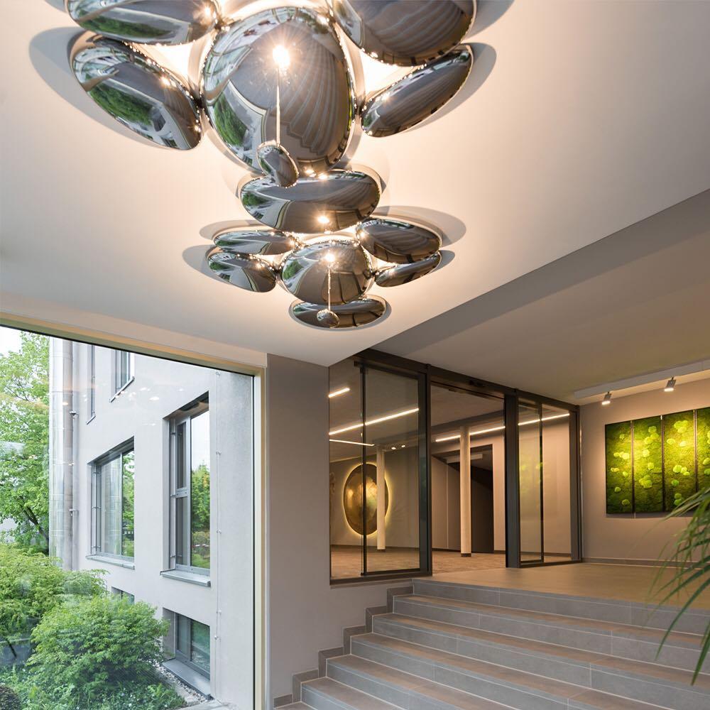 Valentina Contemporary Skydro Ceiling Light Smoke Gray