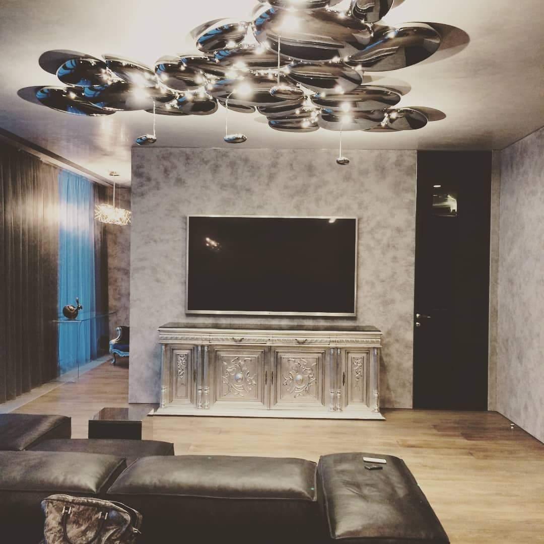 Valentina Contemporary Skydro Ceiling Light Smoke Gray