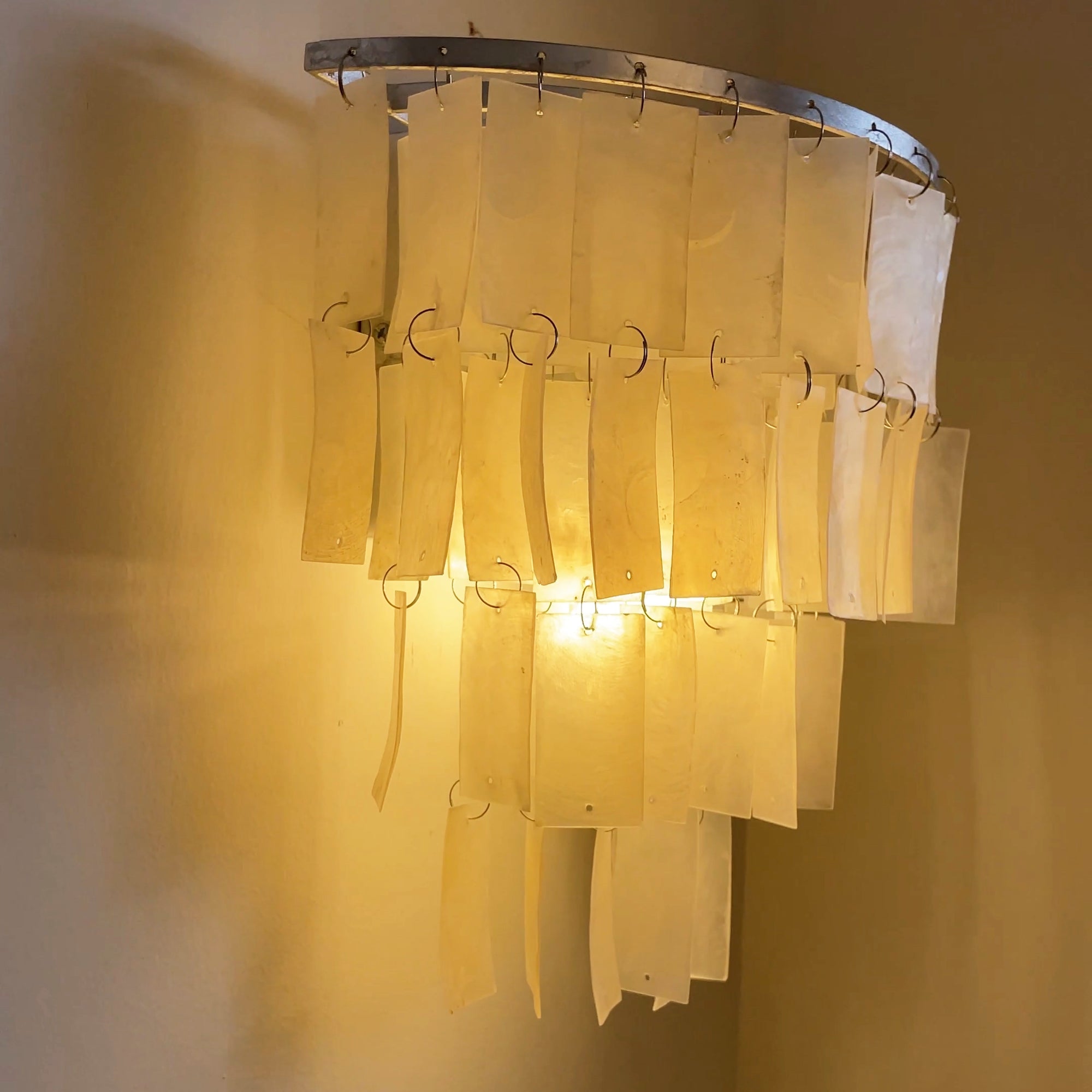 Vidoros Postmodern Luxury Shell Tiered Wall Lamp - Letslighting