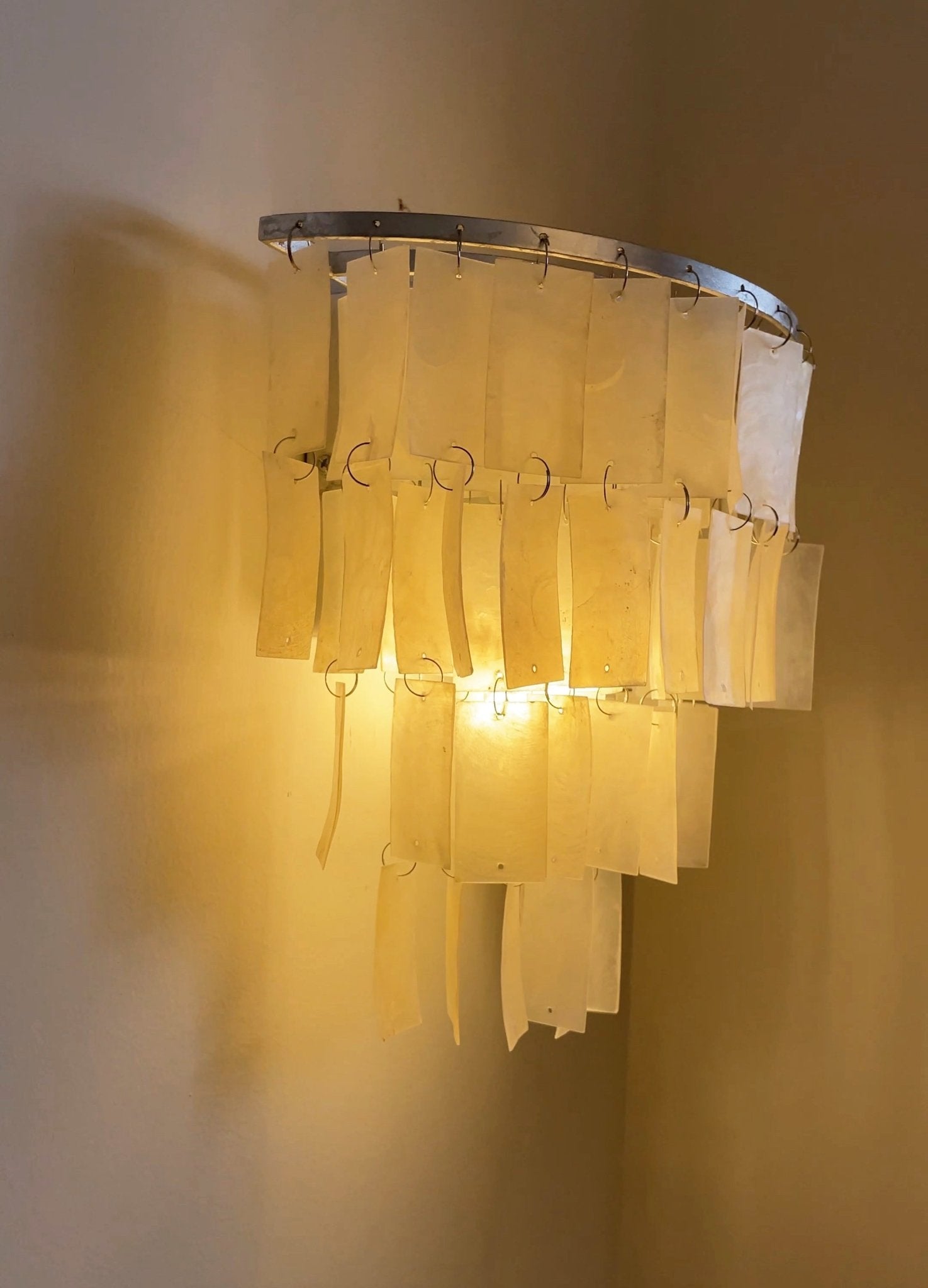 Vidoros Postmodern Luxury Shell Tiered Wall Lamp - Letslighting