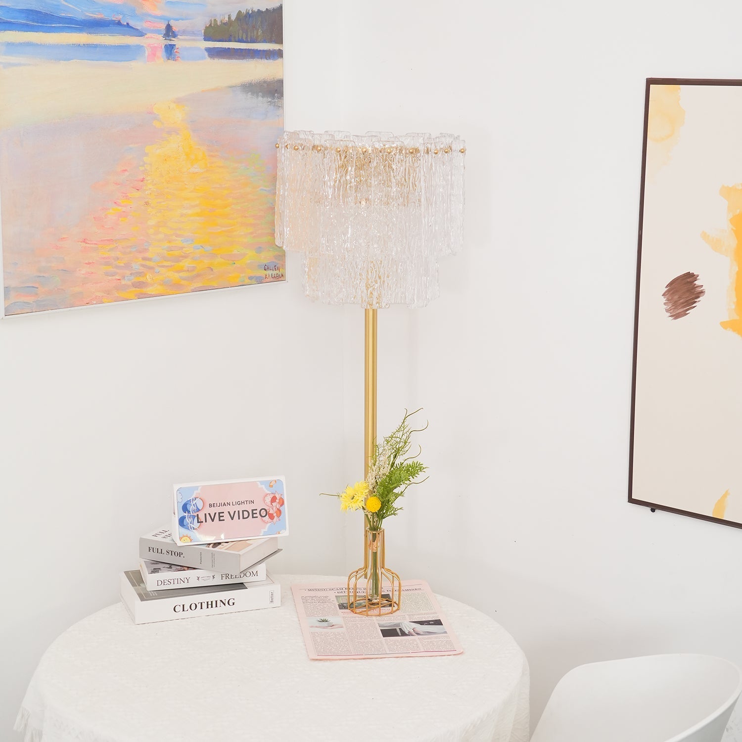 Gregory Luxury Glass Floor Lamp - Letslighting
