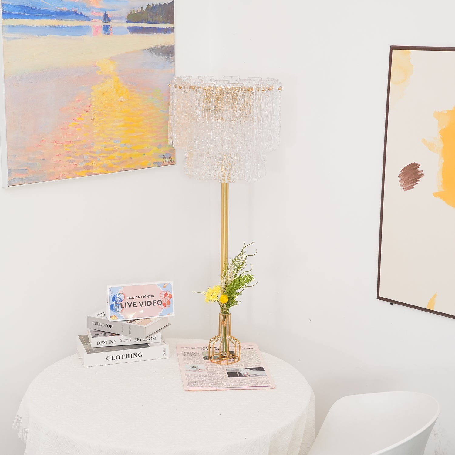 Gregory Luxury Glass Floor Lamp - Letslighting