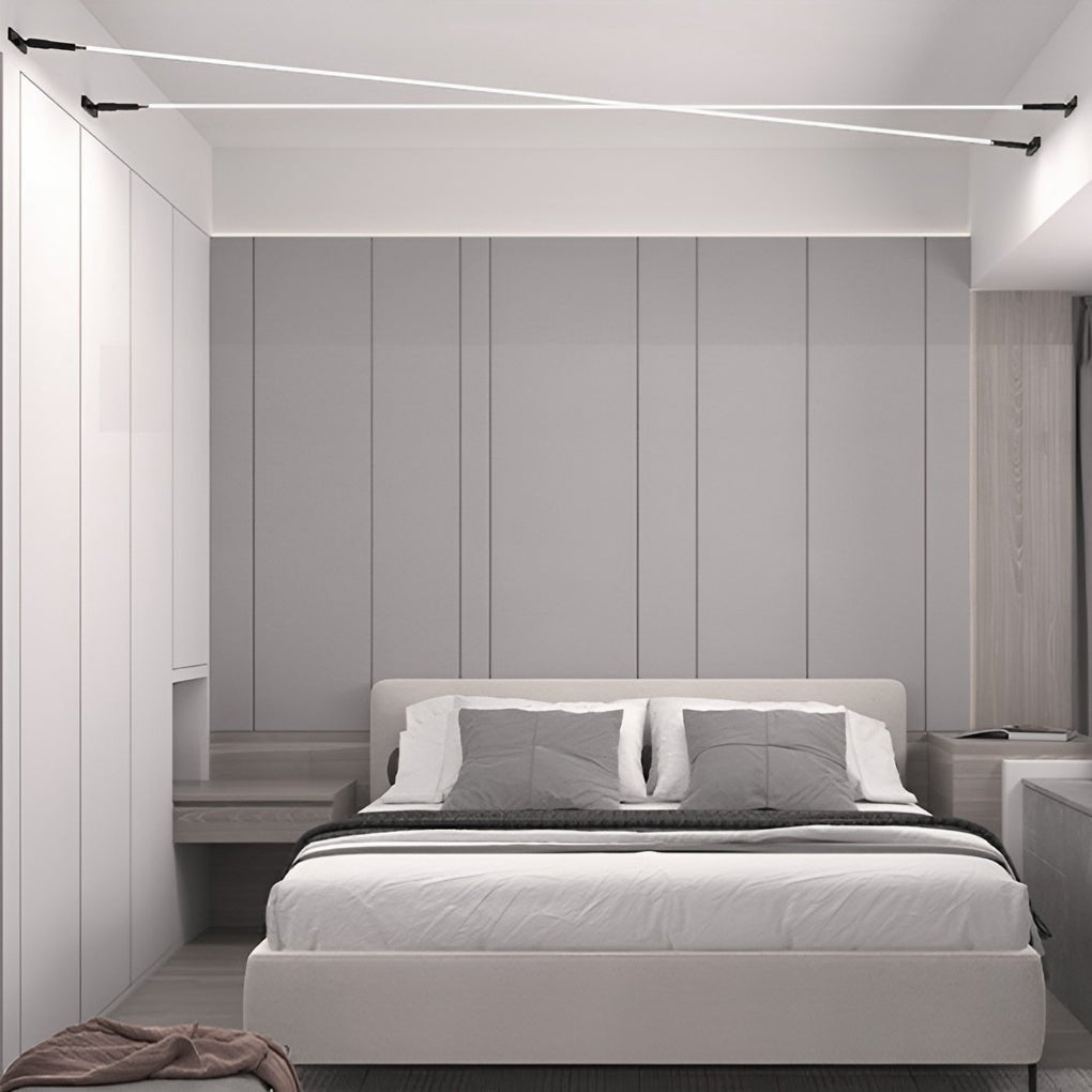 Linean Minimalistic Steel Strip Ceiling Light - Letslighting