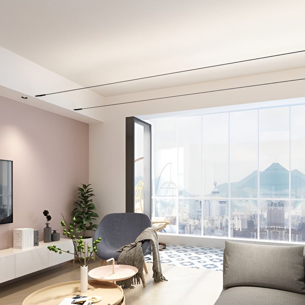 Linean Minimalistic Steel Strip Ceiling Light - Letslighting