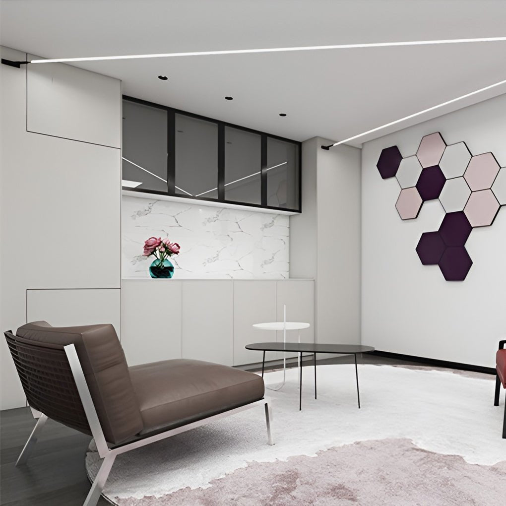 Linean Minimalistic Steel Strip Ceiling Light - Letslighting