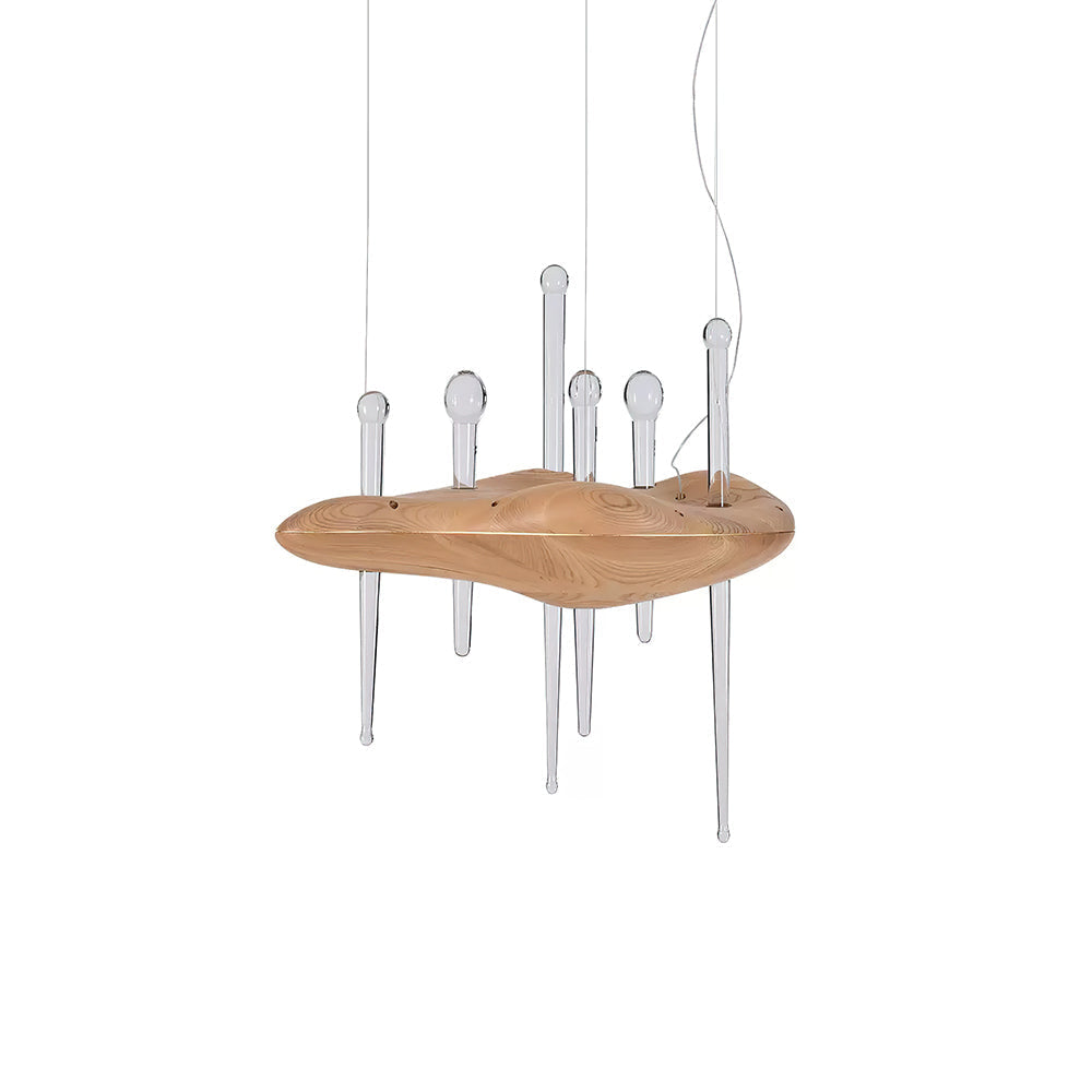 Umare Whimsical Oak Glass Pendant Light - Letslighting