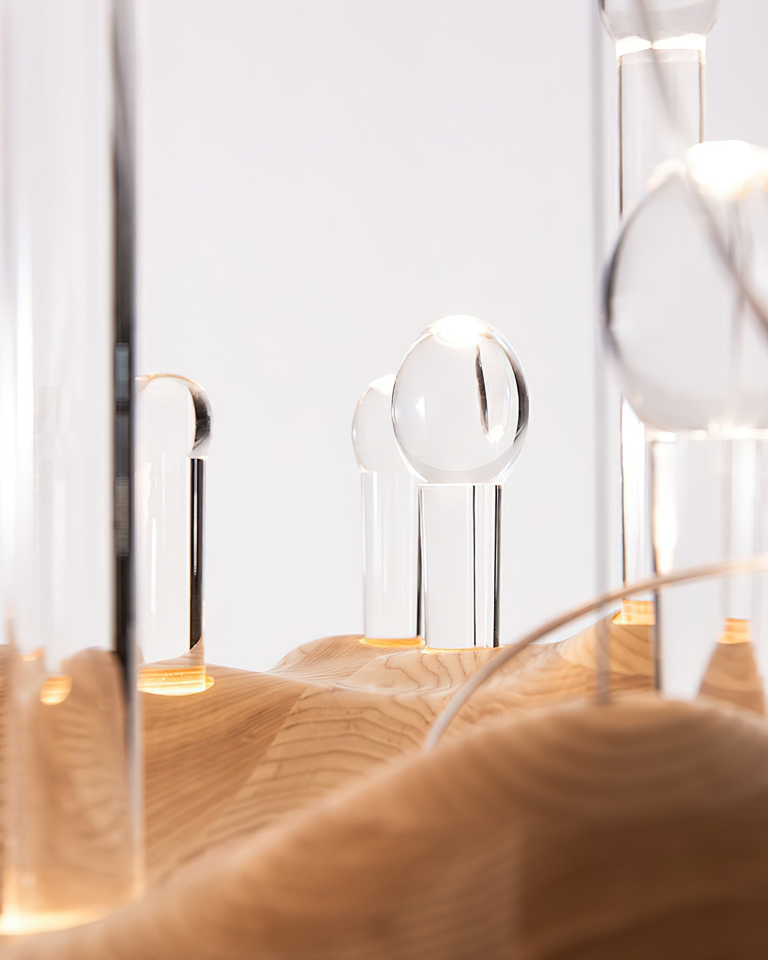 Umare Whimsical Oak Glass Pendant Light - Letslighting
