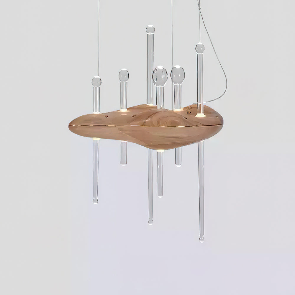Umare Whimsical Oak Glass Pendant Light - Letslighting