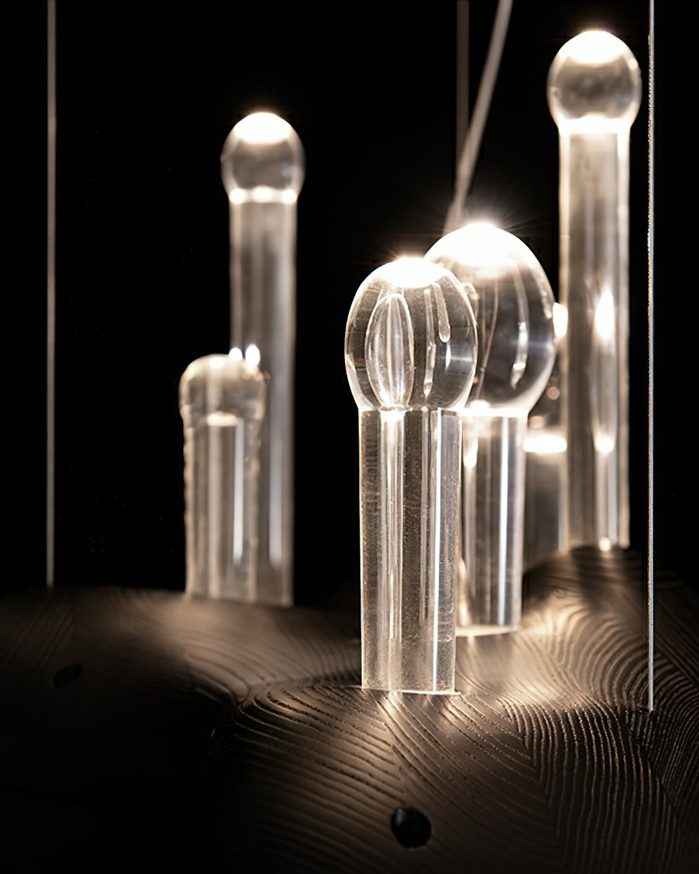 Umare Whimsical Oak Glass Pendant Light - Letslighting