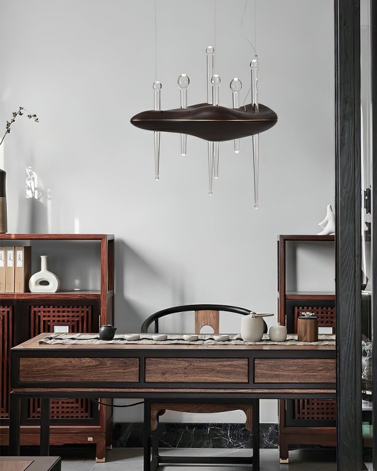 Umare Whimsical Oak Glass Pendant Light - Letslighting