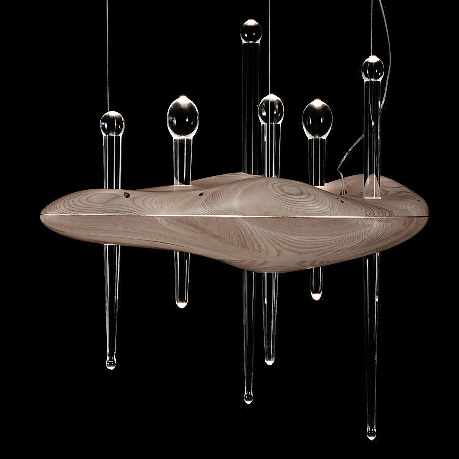 Umare Whimsical Oak Glass Pendant Light - Letslighting