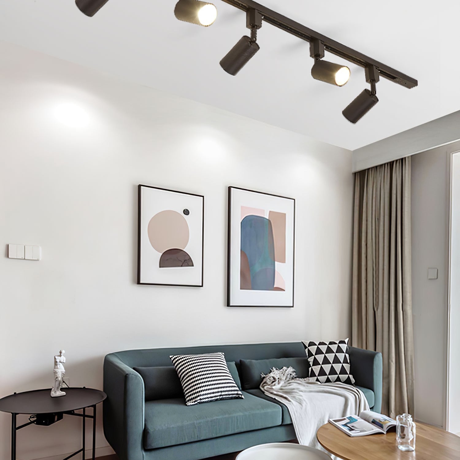 Solara Ceiling Lamp Sleek Cylinder Track with Minimalist - Letslighting