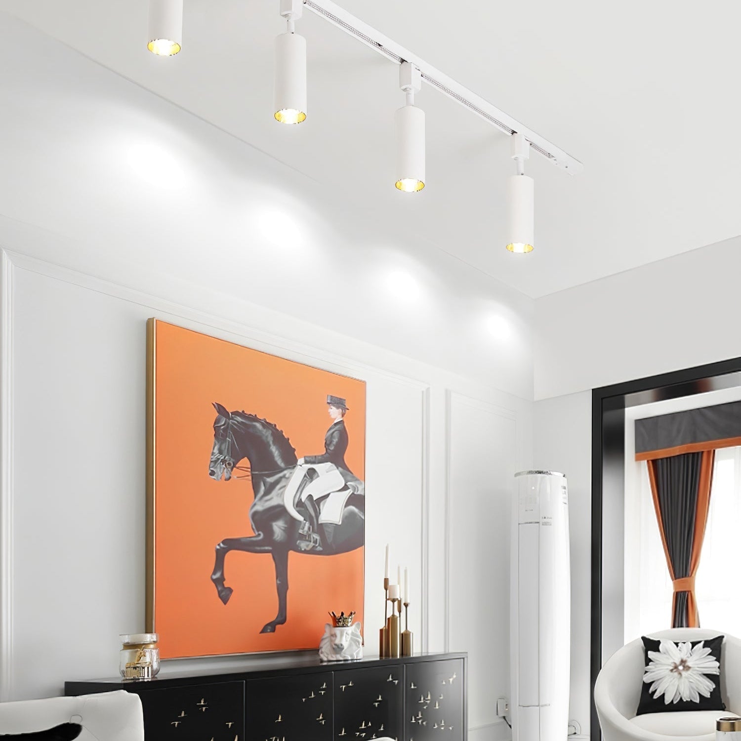 Solara Ceiling Lamp Sleek Cylinder Track with Minimalist - Letslighting