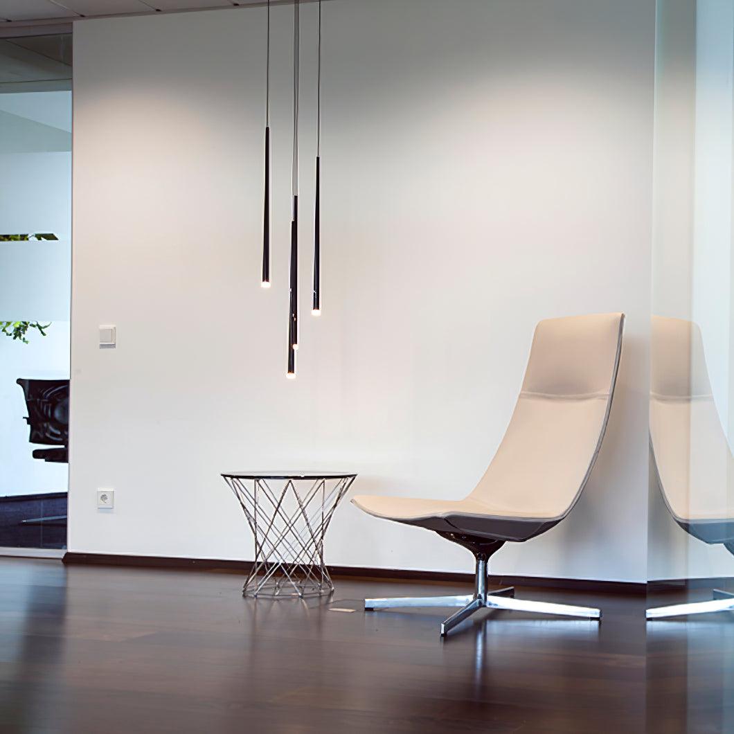 Lustra Chandelier Slender Black Minimalist - Letslighting