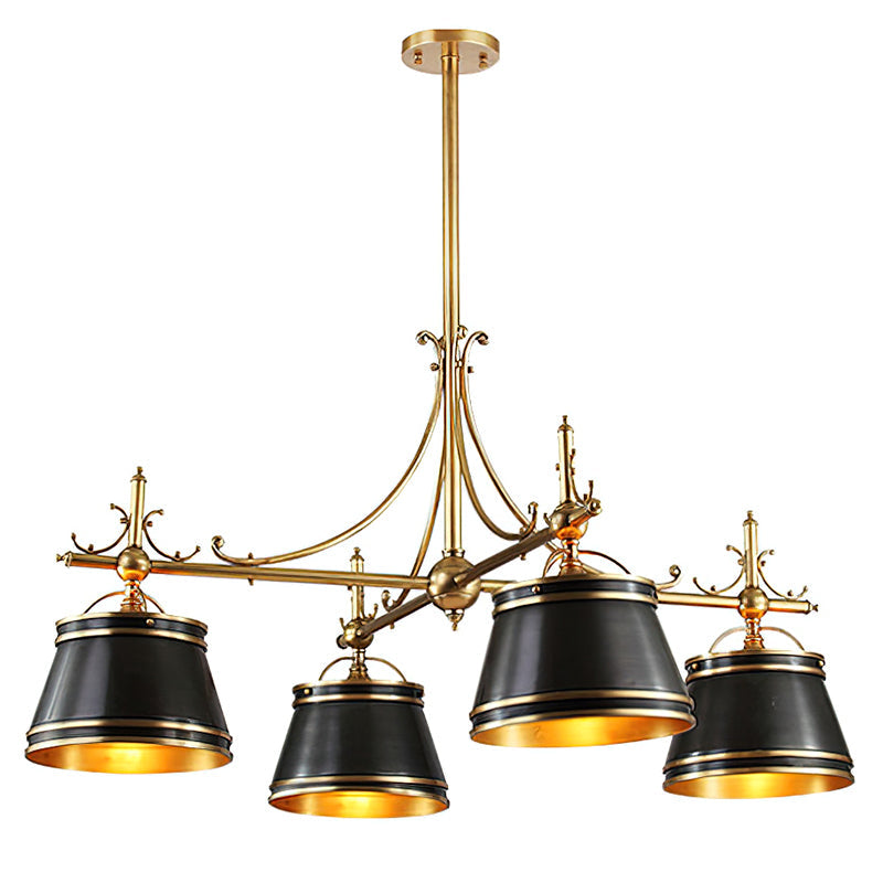Ulphaion Vintage Industrial Brass Chandelier - Letslighting