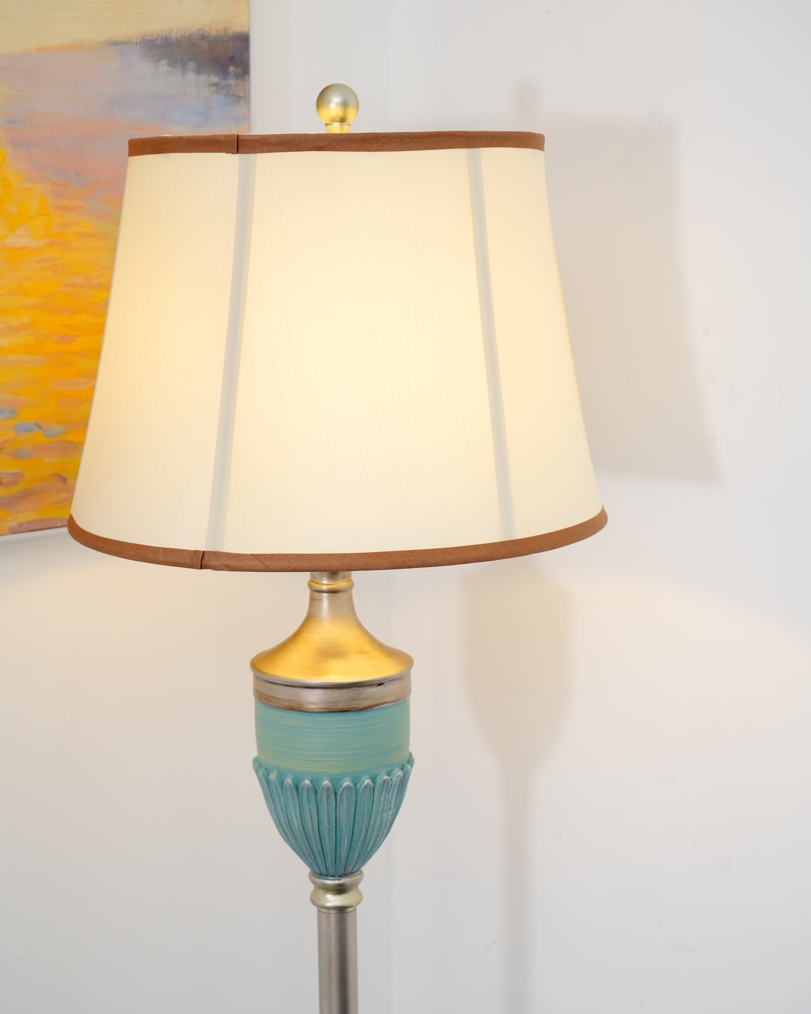 Chester Vintage Resin Floor Lamp - Letslighting