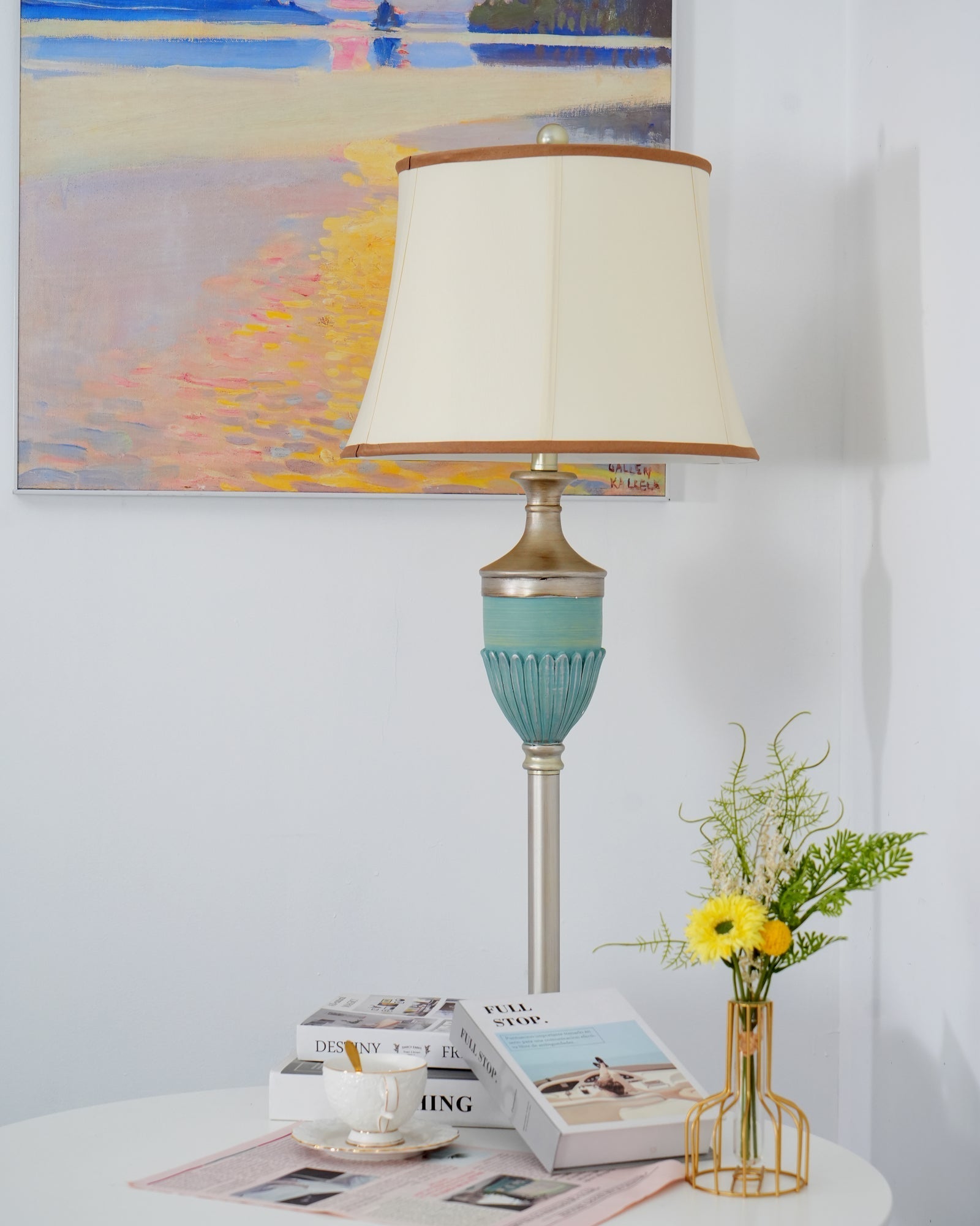 Chester Vintage Resin Floor Lamp - Letslighting