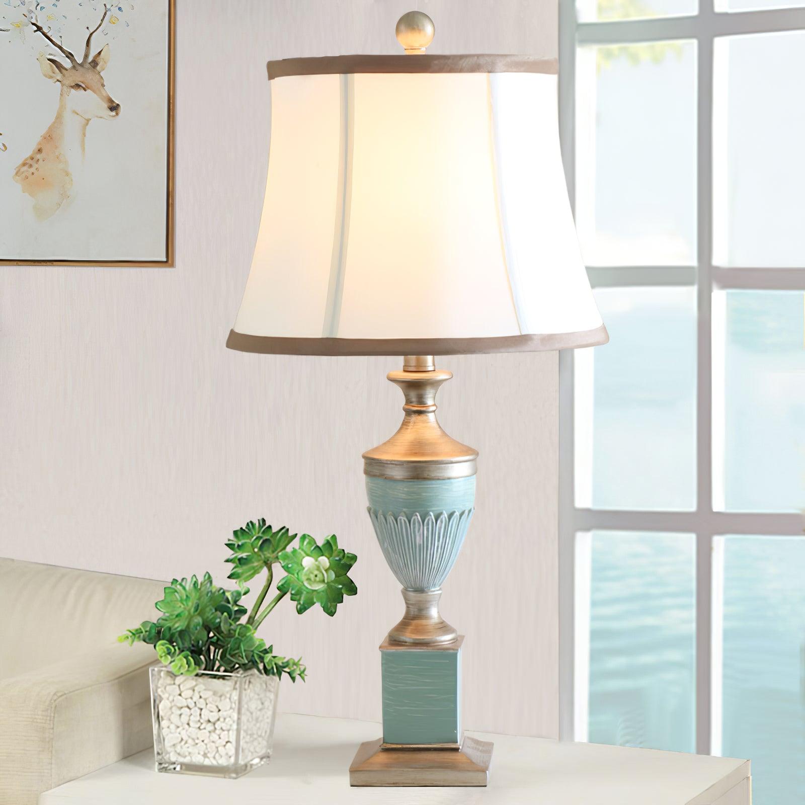Laura Vintage Resin Table Lamp - Letslighting