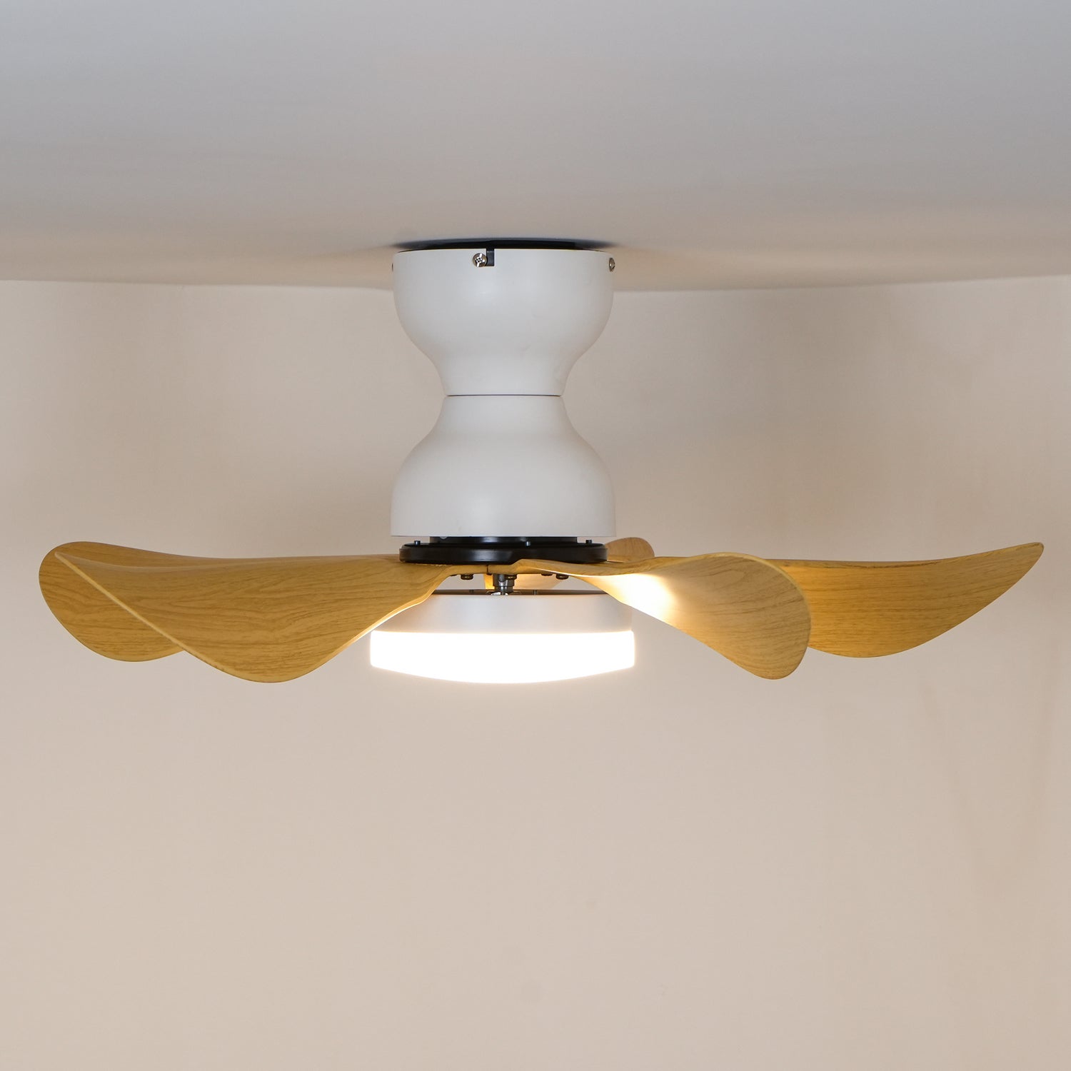 Callen Wood Ceiling Fan Light - Letslighting