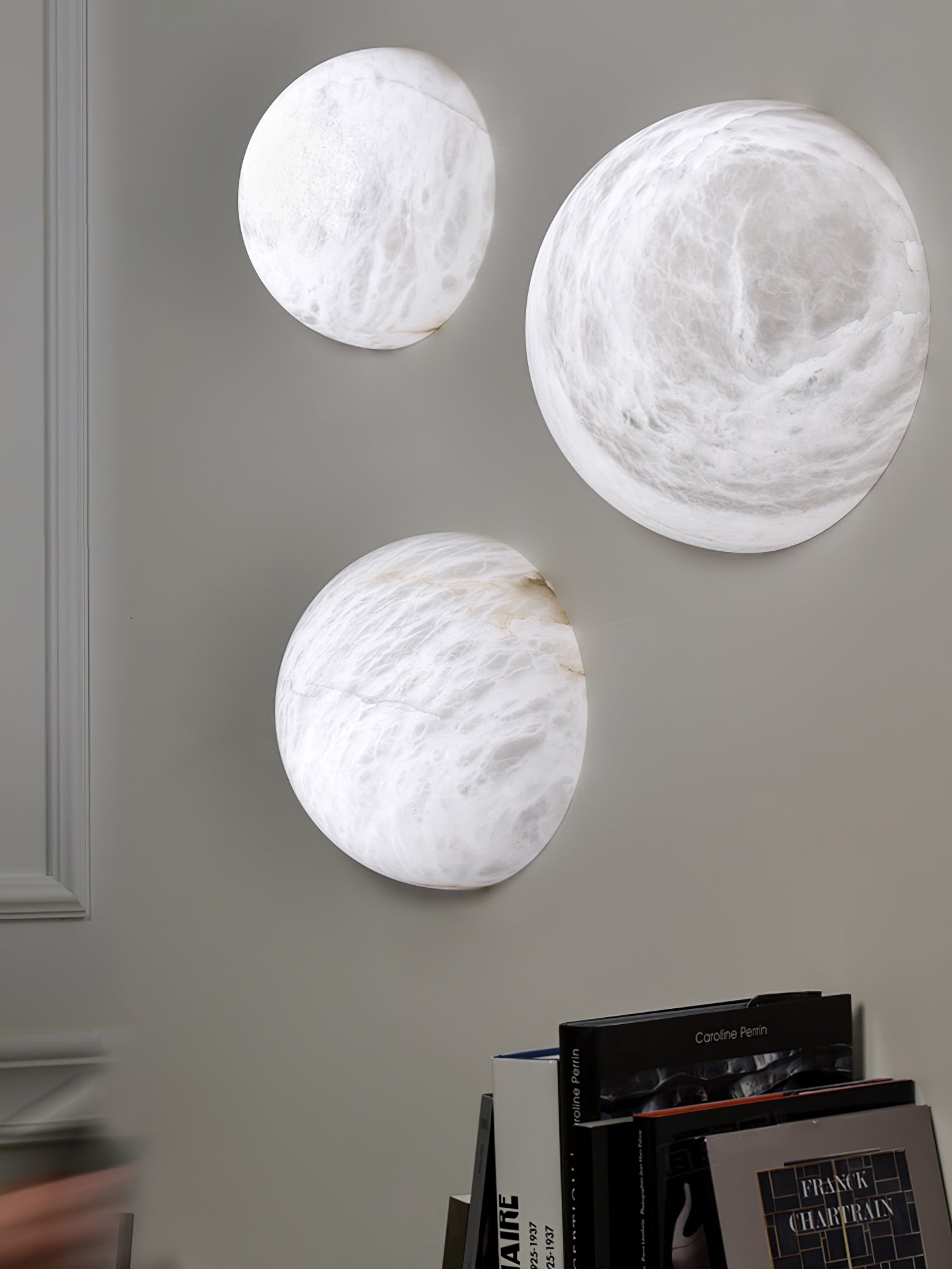 Canoria Wabi-Sabi Travertine Wall Lamp - Letslighting