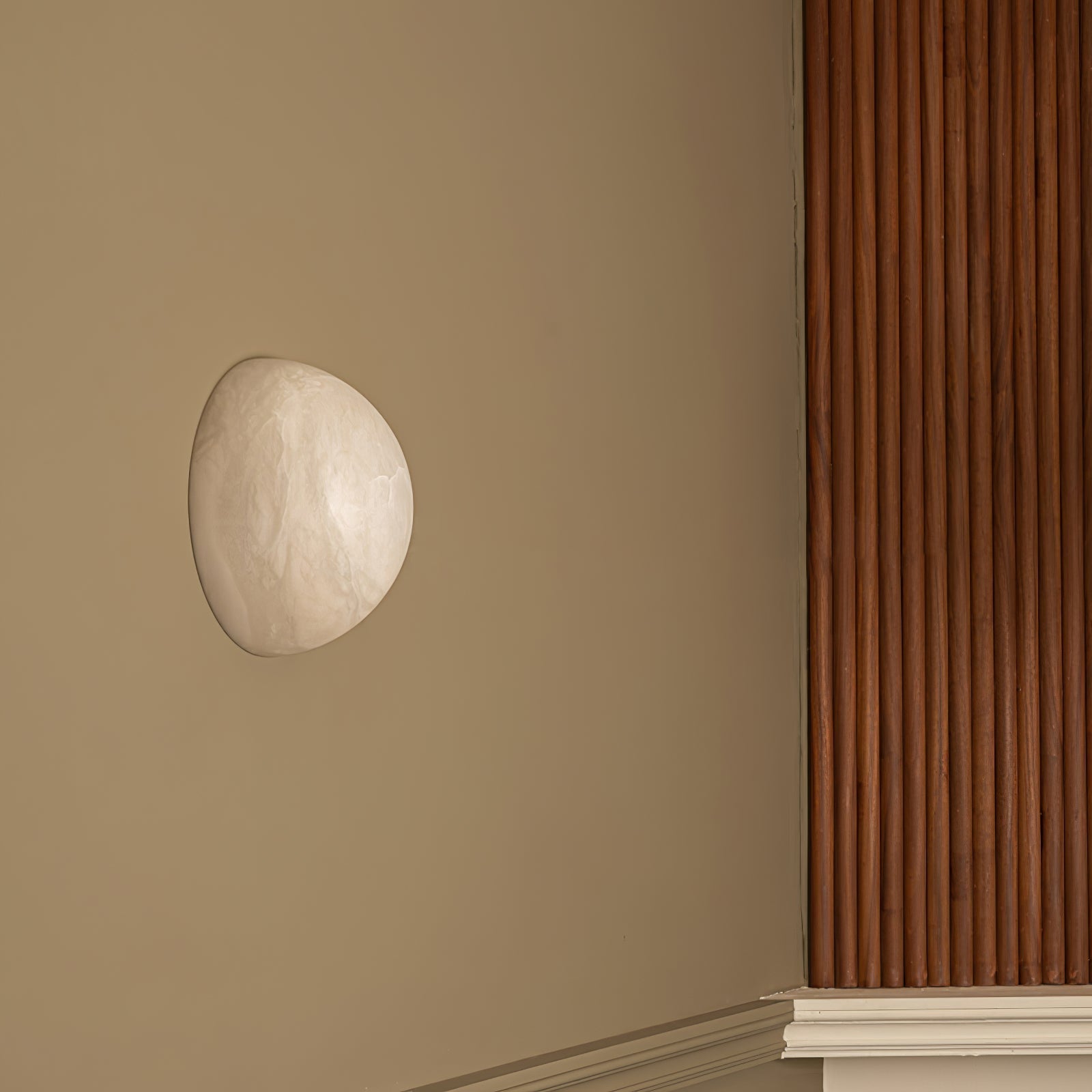 Canoria Wabi-Sabi Travertine Wall Lamp - Letslighting
