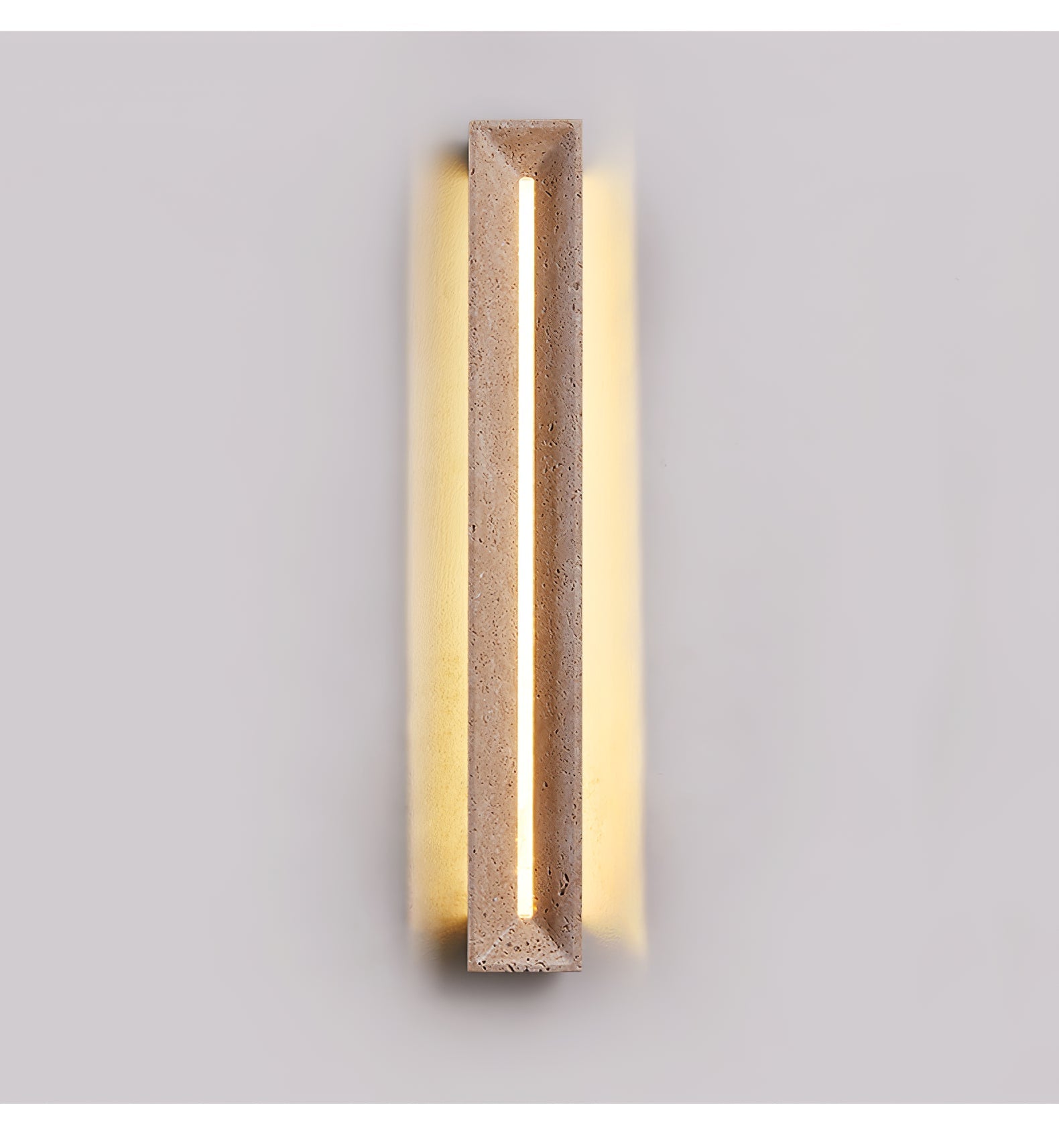 Anoren Minimalist Travertine Wall Light - Letslighting