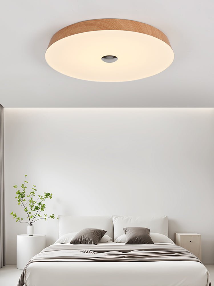 Ceshaora Modern Minimalist Woodgrain Ceiling Light - Letslighting