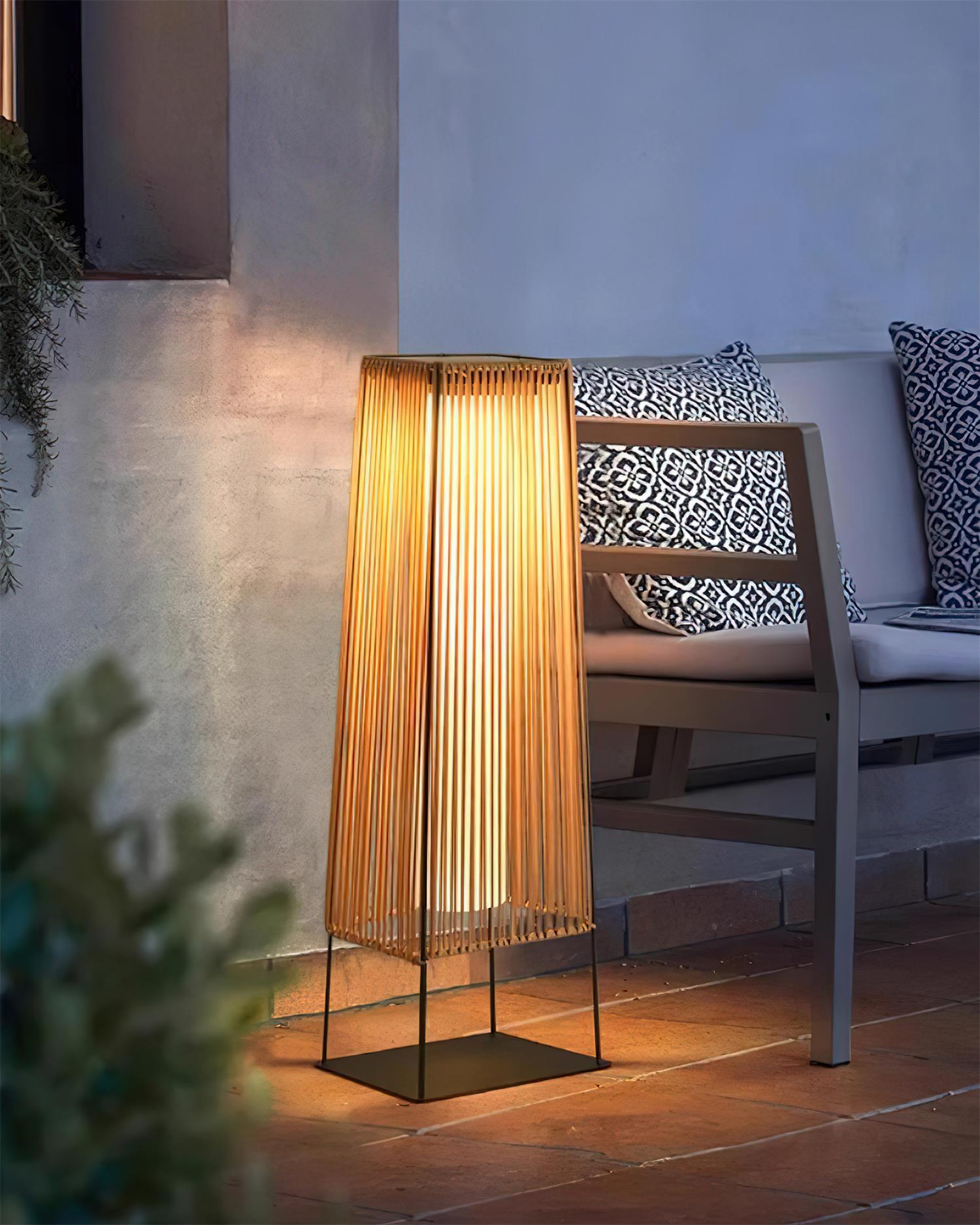 Solara Outdoor Post Light Slatted Vertical - Letslighting