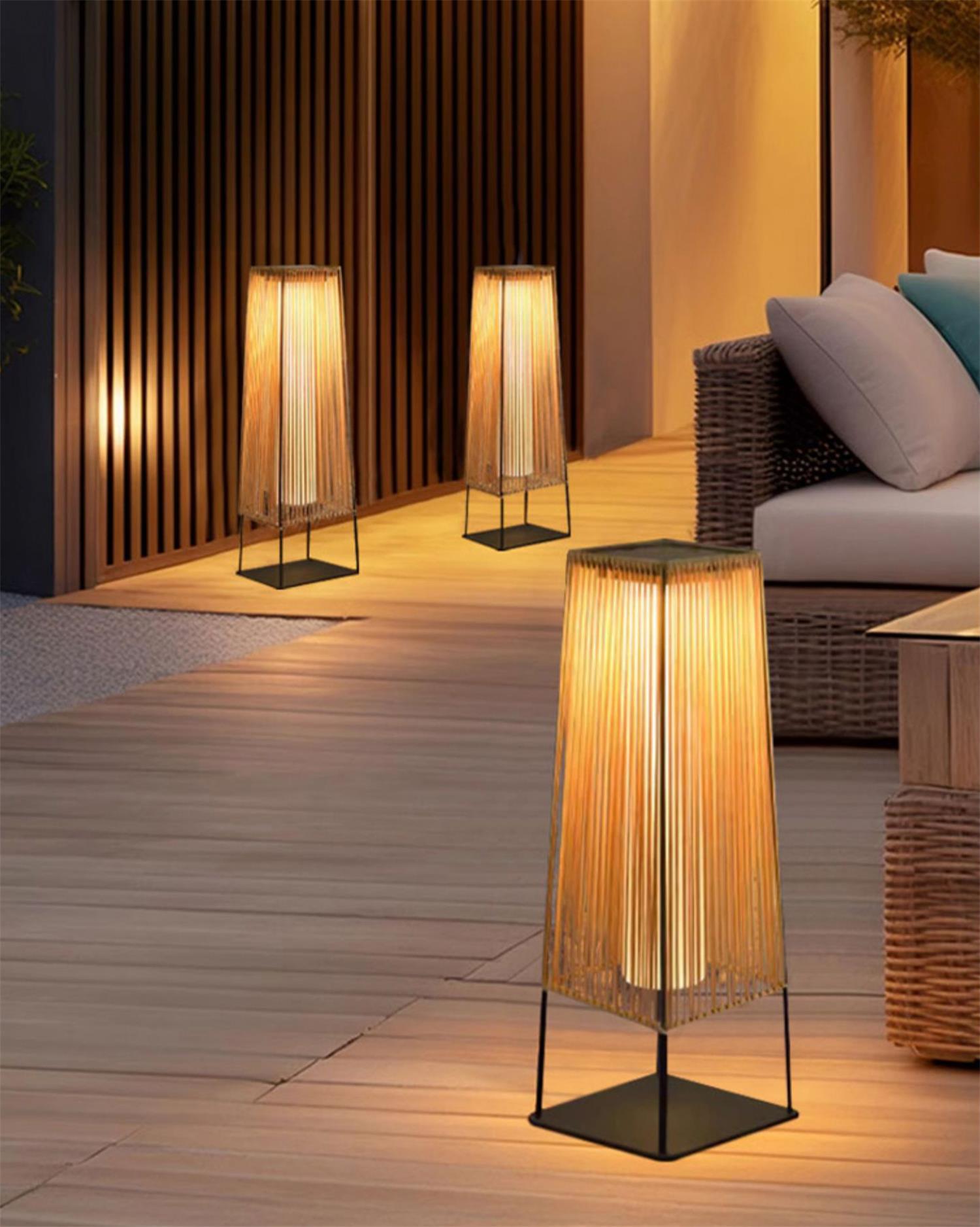 Solara Outdoor Post Light Slatted Vertical - Letslighting