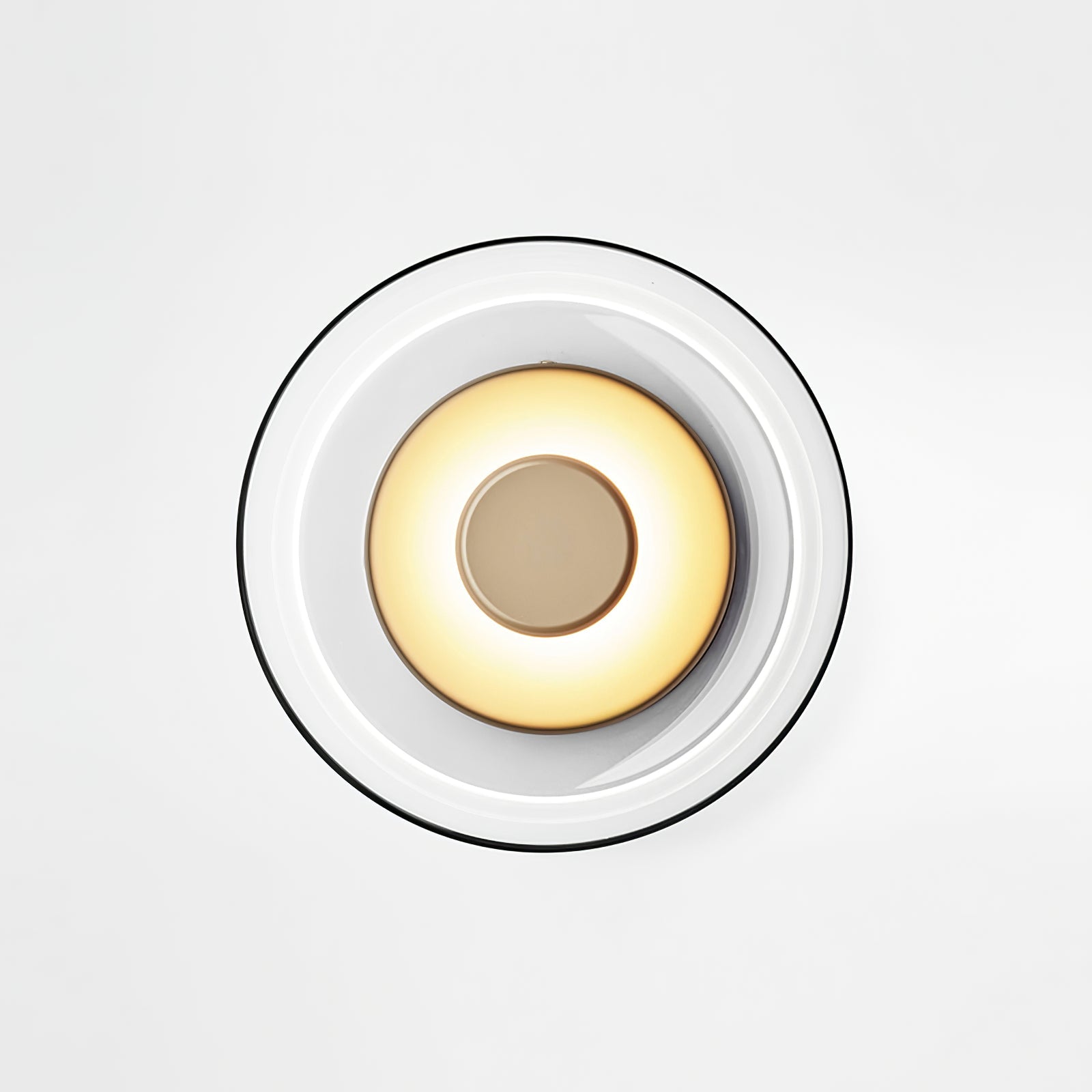 Crux Modern Minimalist Brass Glass Wall Light - Letslighting