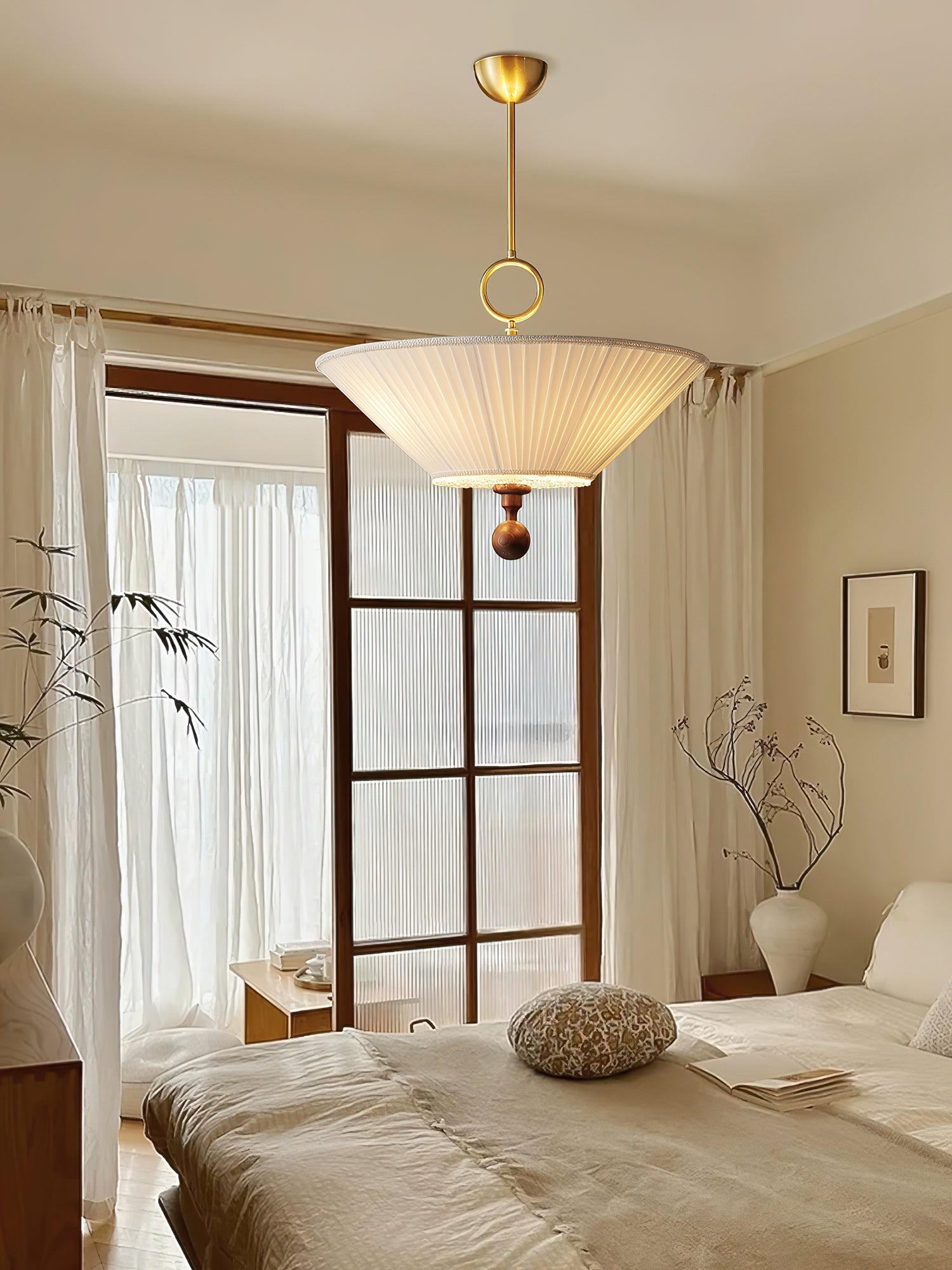 Solaria Pleated Pendant Light - Letslighting