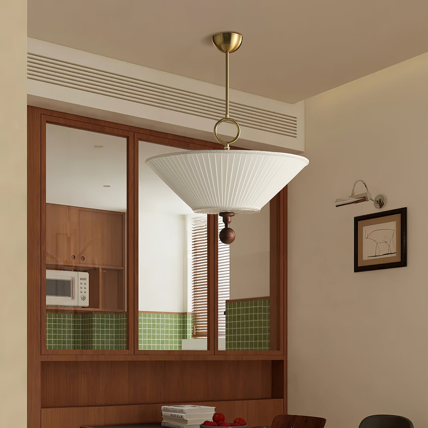 Solaria Pleated Pendant Light - Letslighting