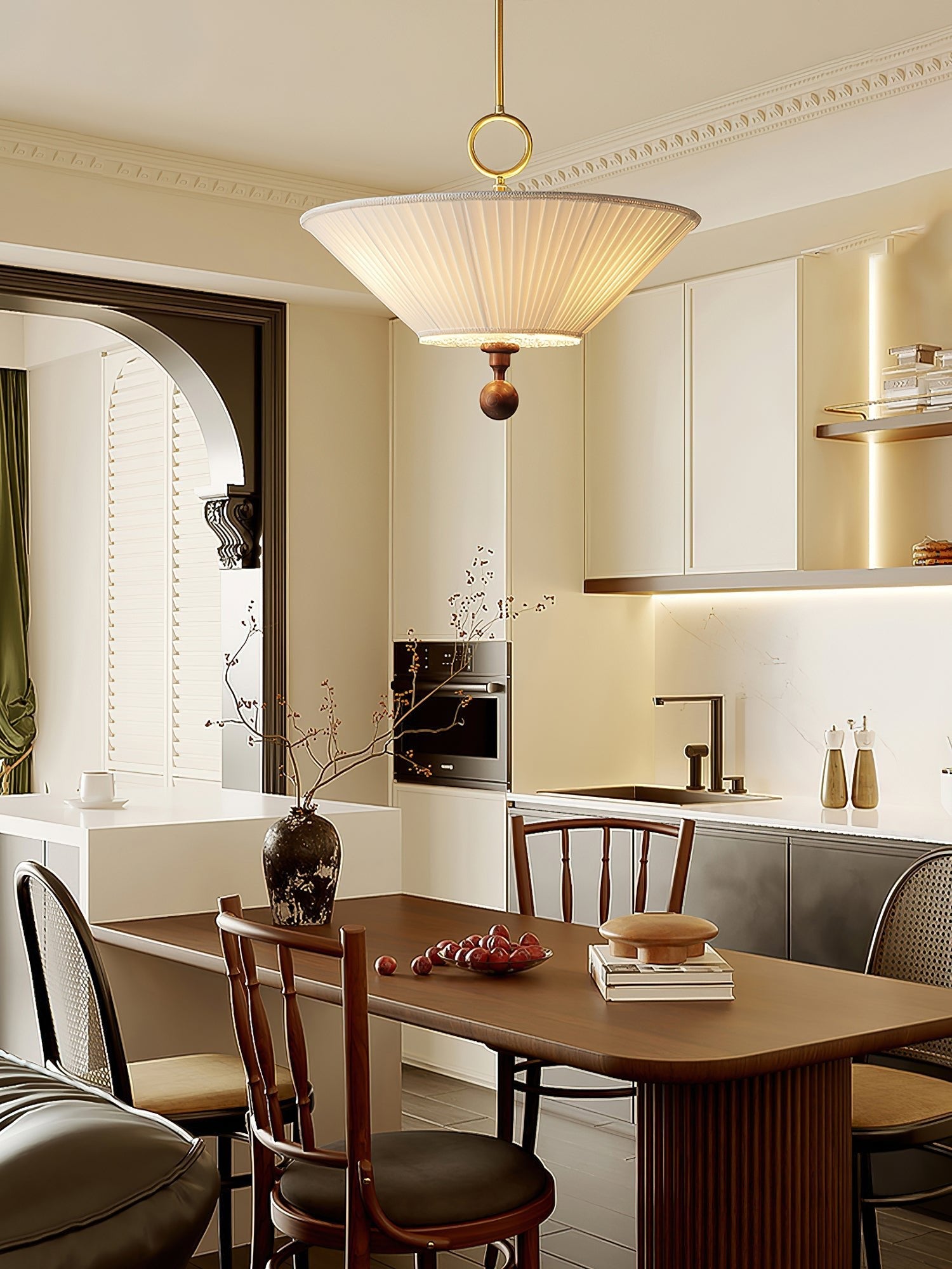 Solaria Pleated Pendant Light - Letslighting