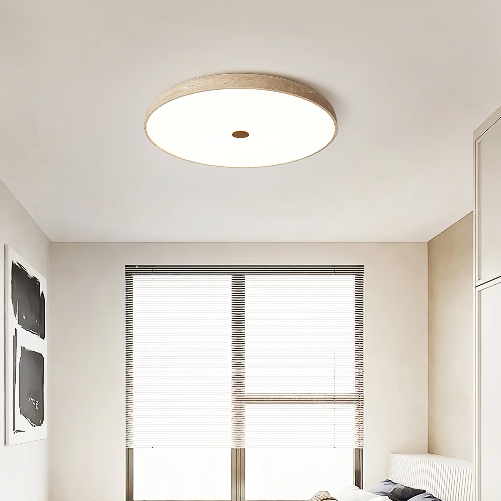 Orzoror Travertine Ceiling Light