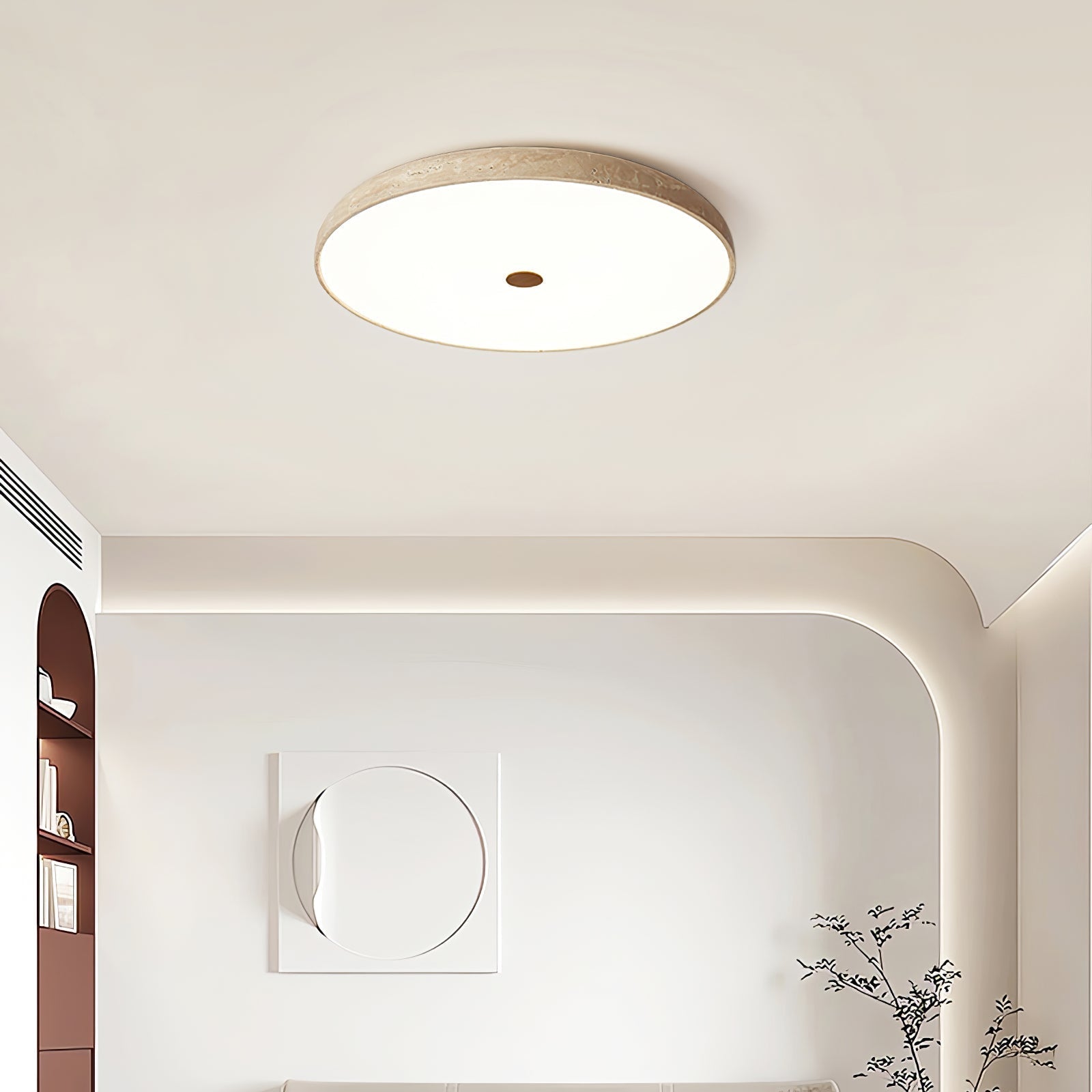 Orzoror Travertine Ceiling Light
