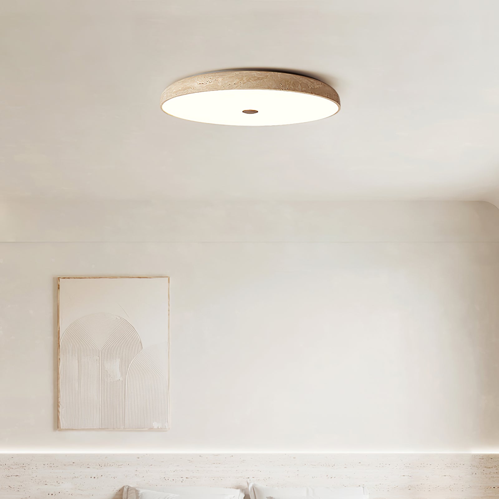 Orzoror Travertine Ceiling Light