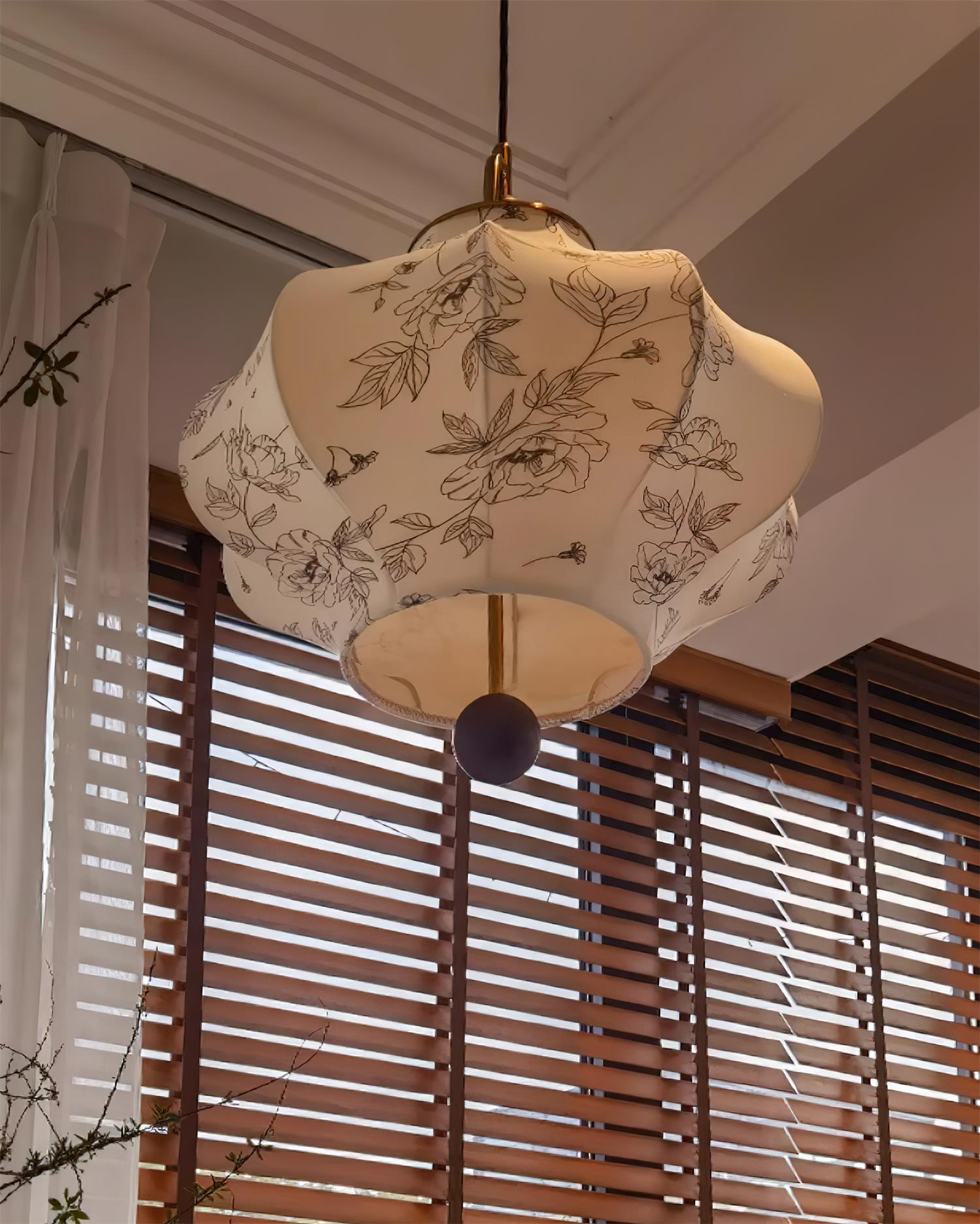 Calira Fabric Pendant Lamp - Letslighting