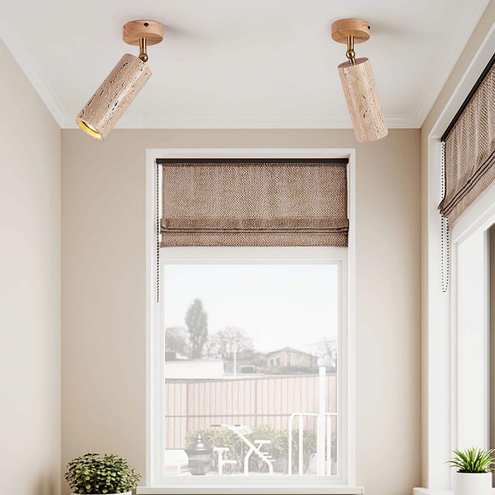 Mycaran Travertine Pendant Light - Letslighting