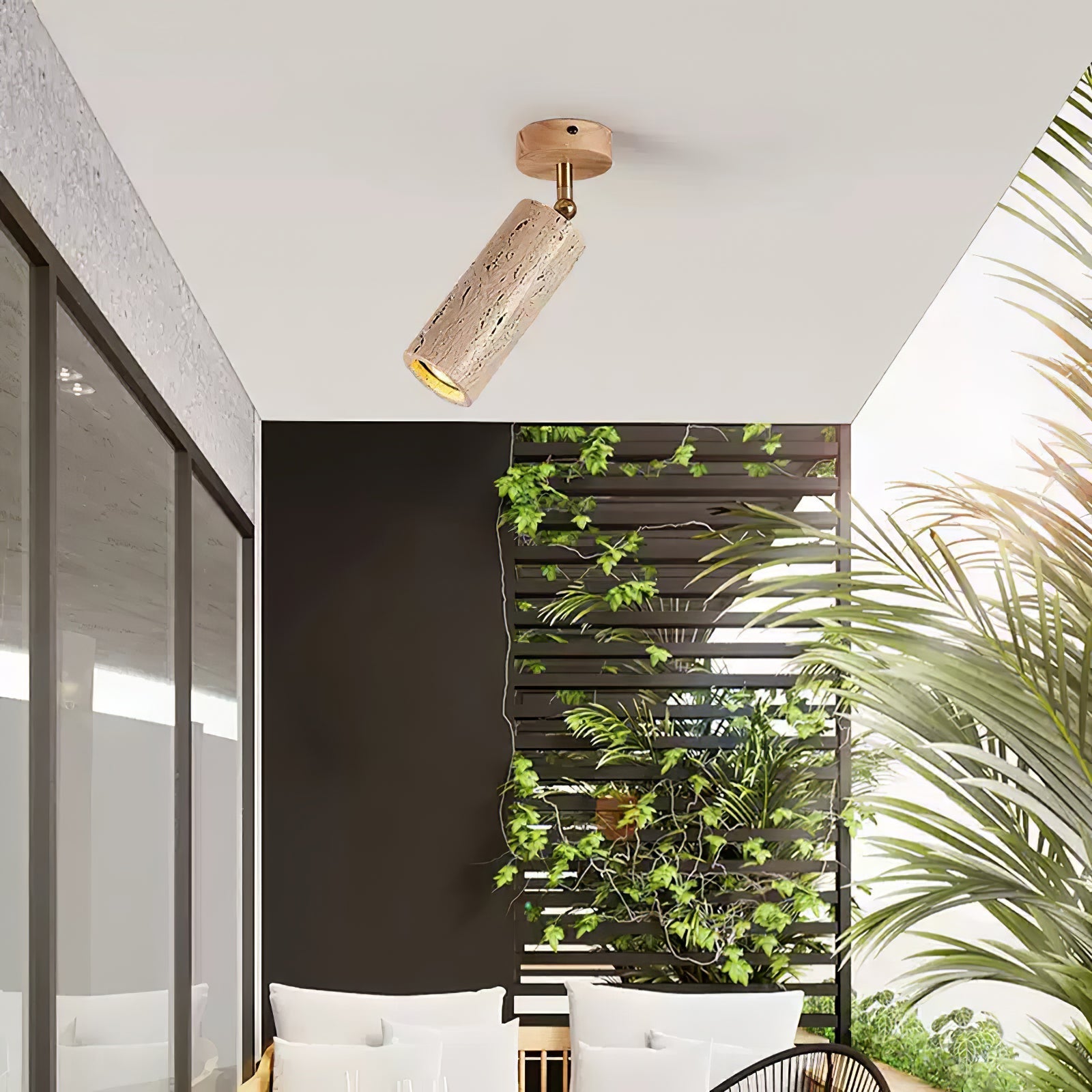 Mycaran Travertine Pendant Light - Letslighting