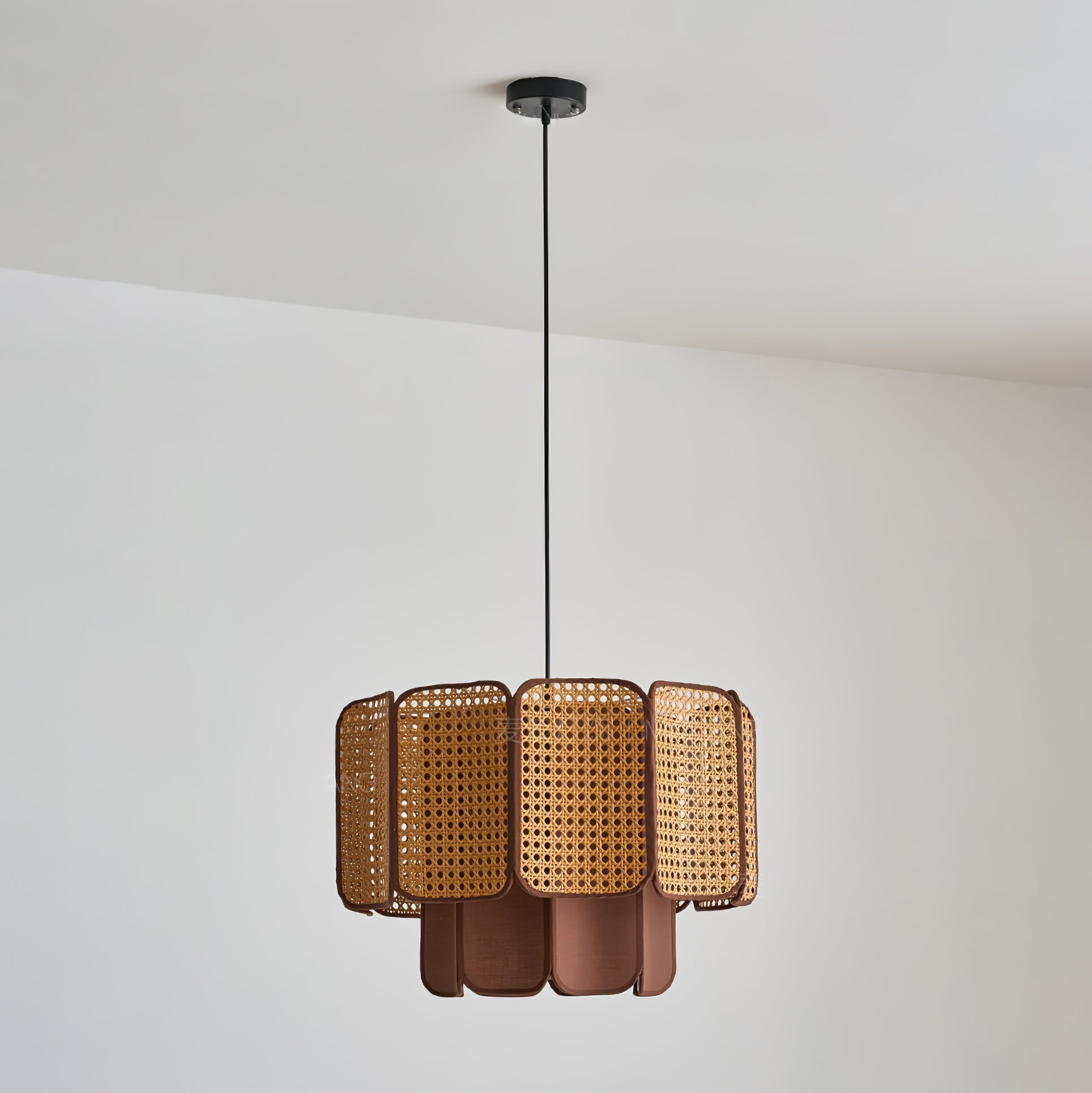 Cane Vintage Fabric Pendant Lamp - Letslighting