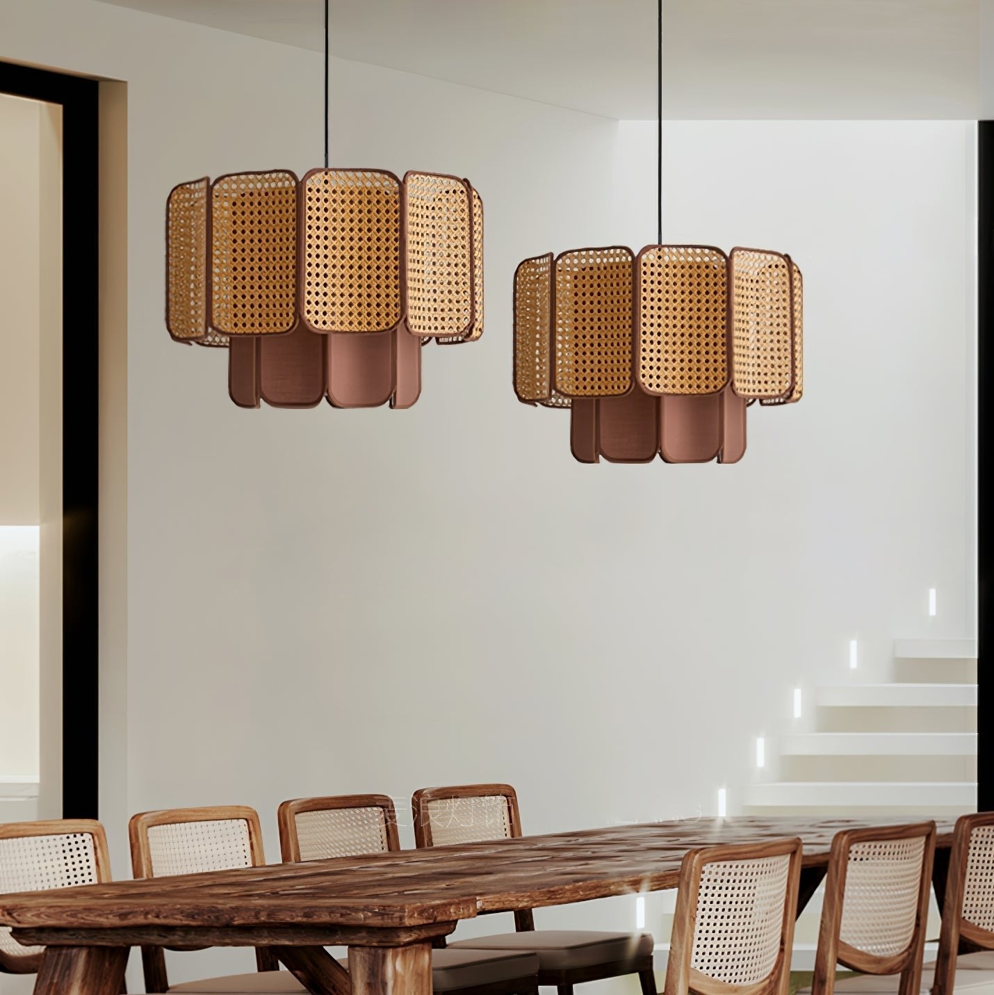 Cane Vintage Fabric Pendant Lamp - Letslighting